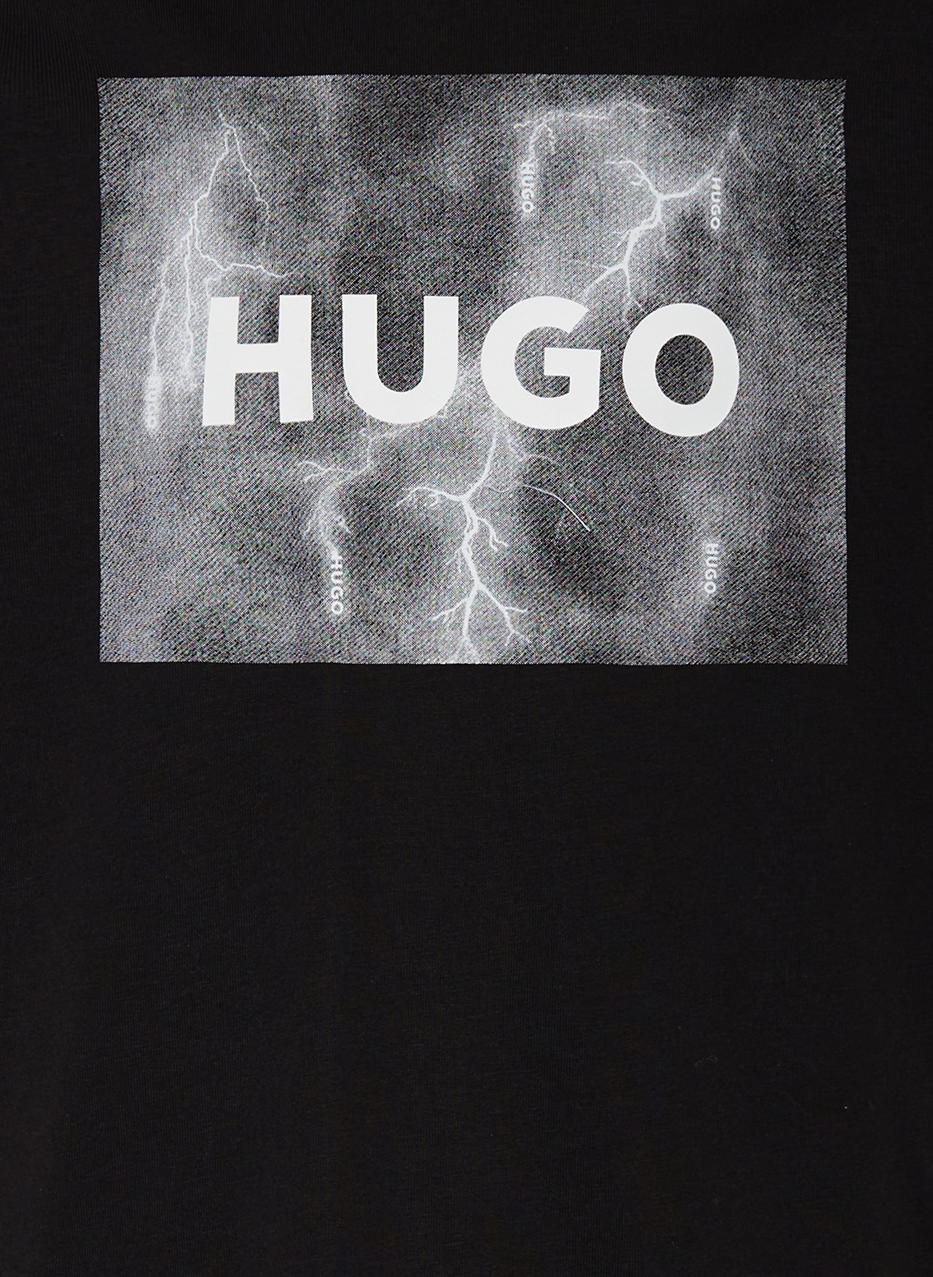 HUGO T-Shirt WETTER, Farbe: SCHWARZ (Bild 3)