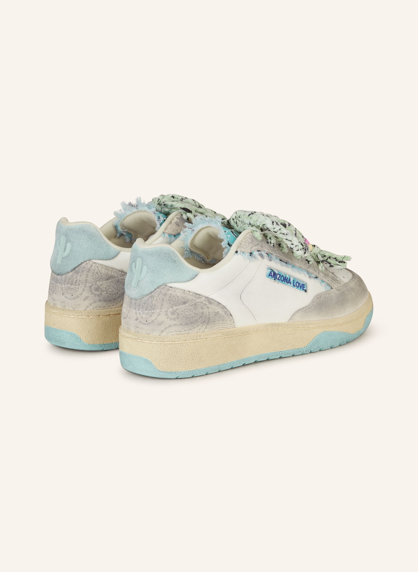 ARIZONA LOVE Sneaker: MINT / WEISS / HELLGRAU