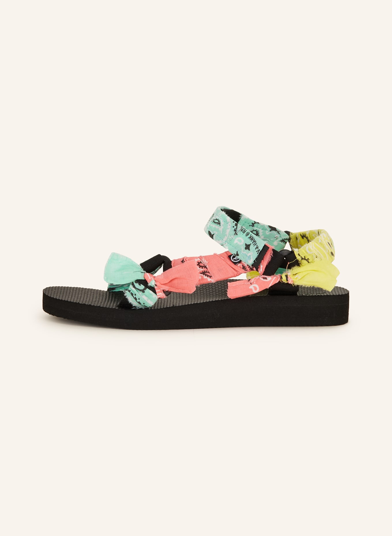 ARIZONA LOVE Sandals TREKKY, Color: MINT/ YELLOW (Image 4)