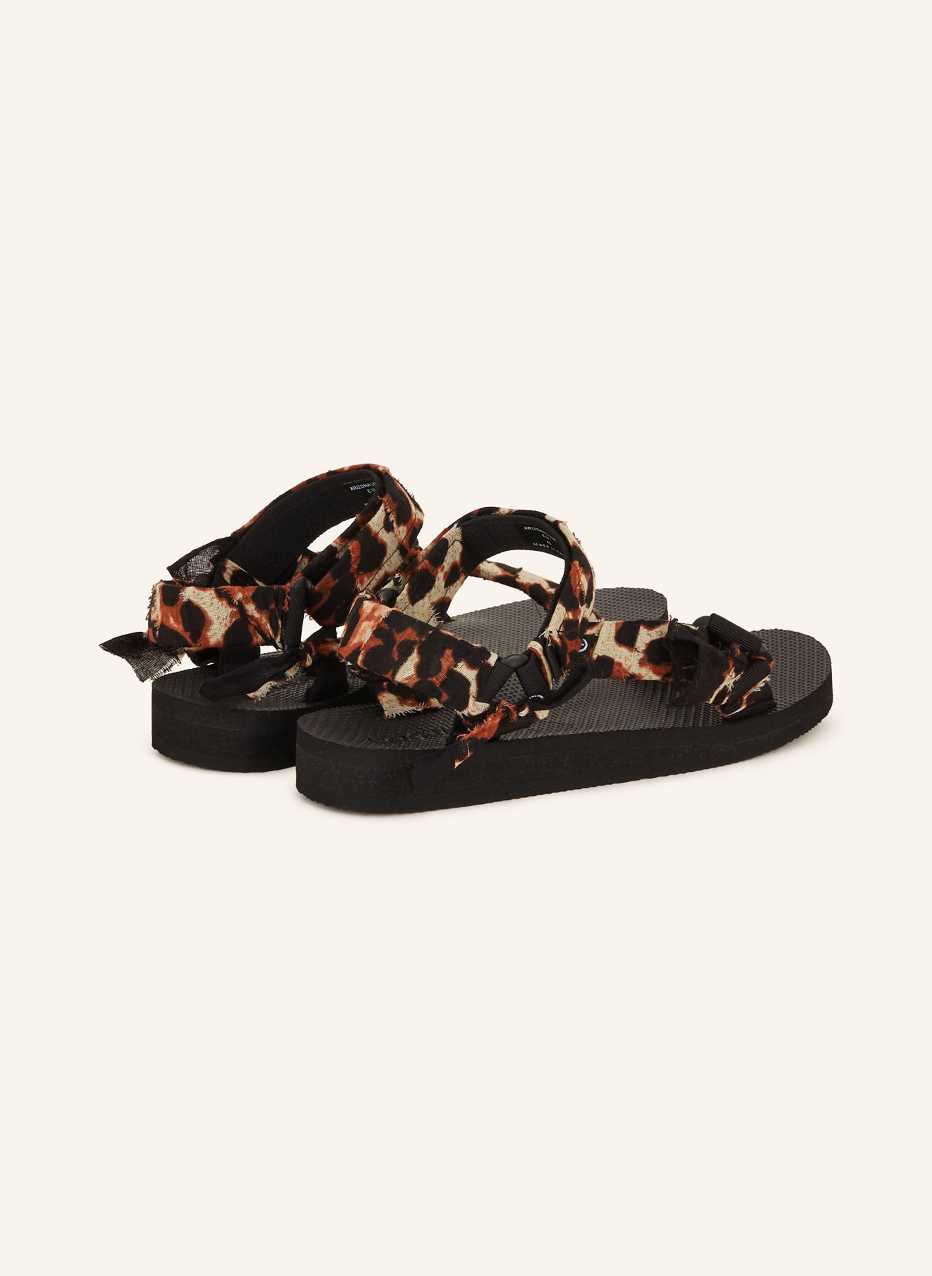 ARIZONA LOVE Sandalen TREKKY: BRAUN / SCHWARZ / HELLBRAUN
