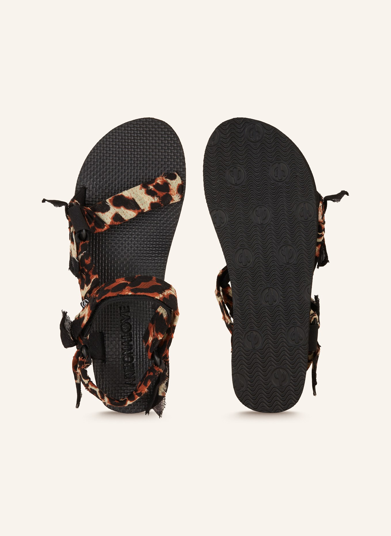 ARIZONA LOVE Sandalen TREKKY: BRAUN / SCHWARZ / HELLBRAUN