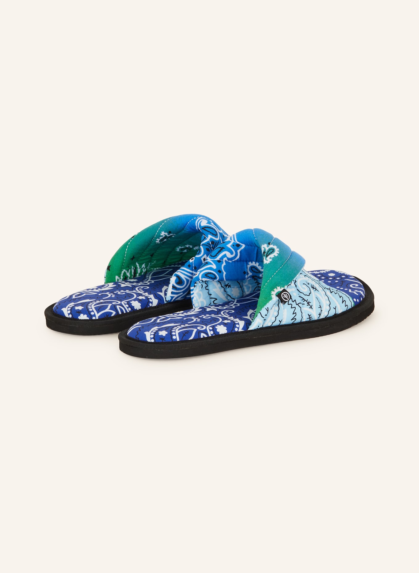ARIZONA LOVE Pantoletten VEGAS: BLAU / GRÜN