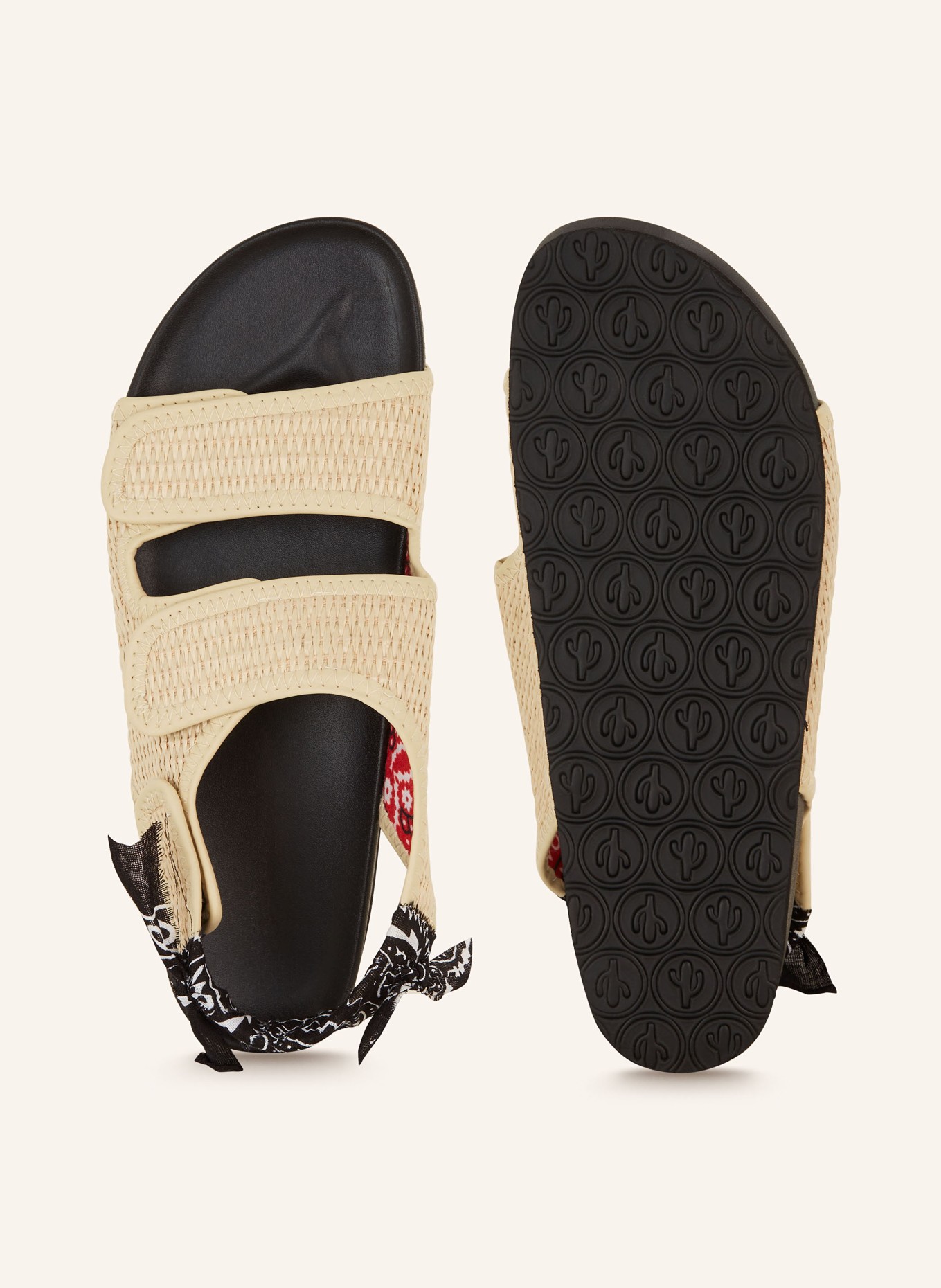ARIZONA LOVE Sandals APACHE, Color: LIGHT BROWN/ BLACK (Image 5)