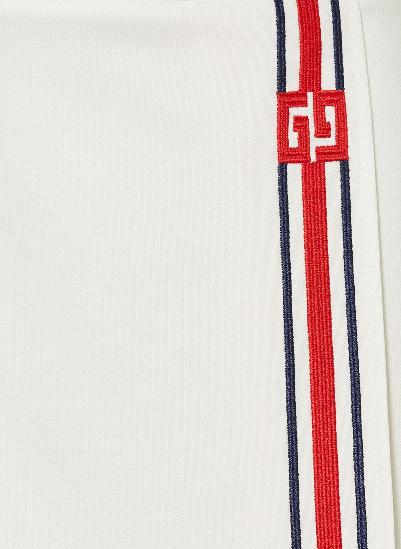 GUCCI Spódnica dżersejowa w stylu kopertowym, Kolor: KREMOWY (Obrazek 3)