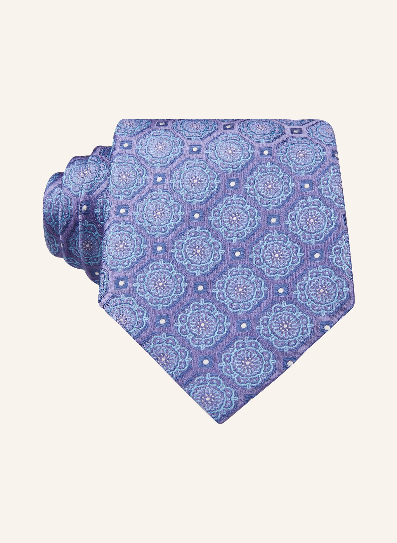ETON Krawatte, Farbe: LILA/ WEISS (Bild 1)