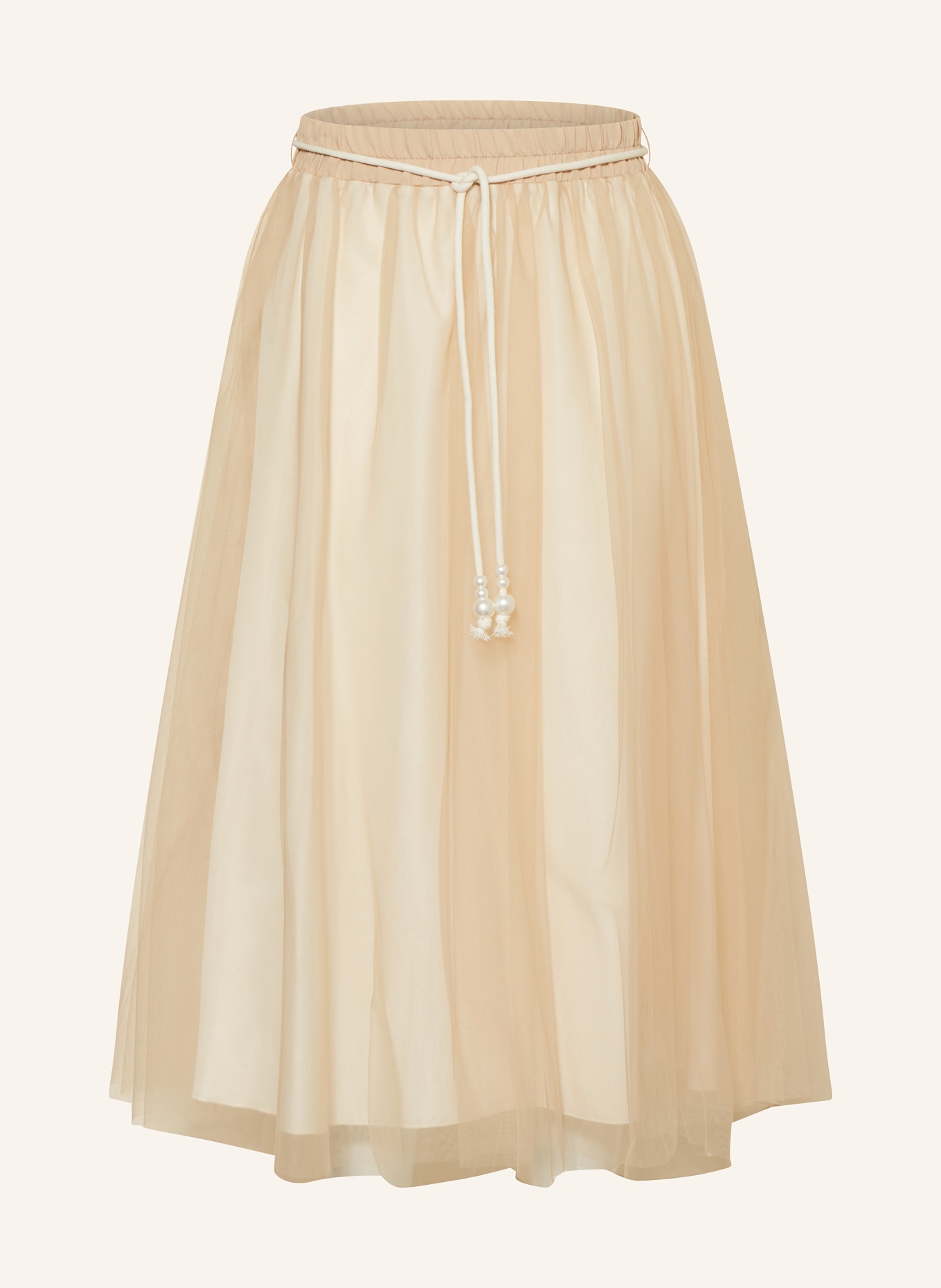 ELSY Tylová sukně, Barva: BÉŽOVÁ (Obrázek 1)