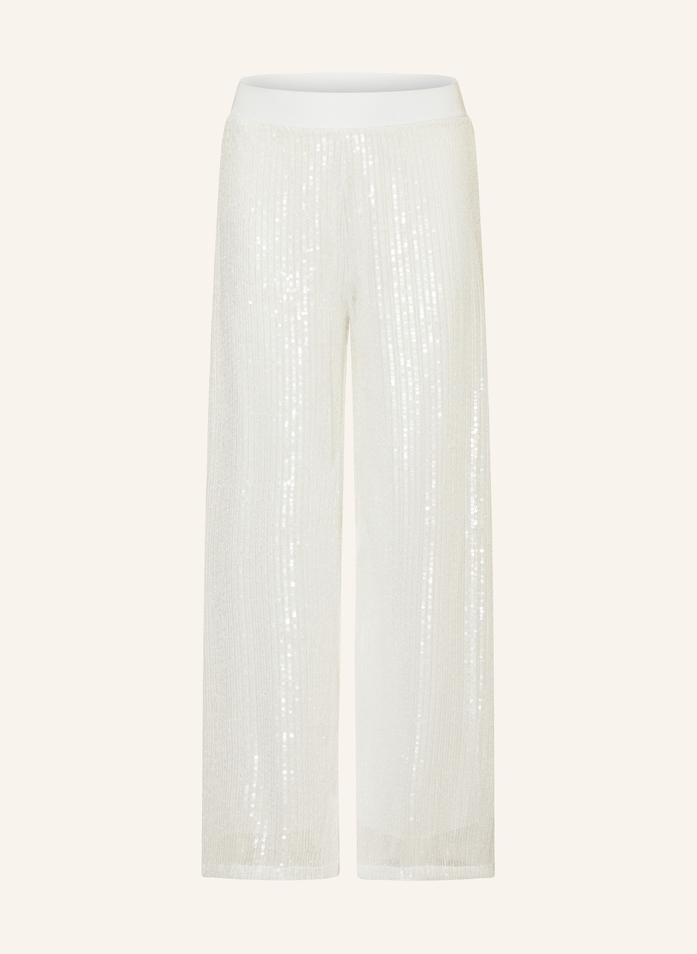 ELSY Culotte kalhoty s flitry, Barva: BÍLÁ (Obrázek 1)