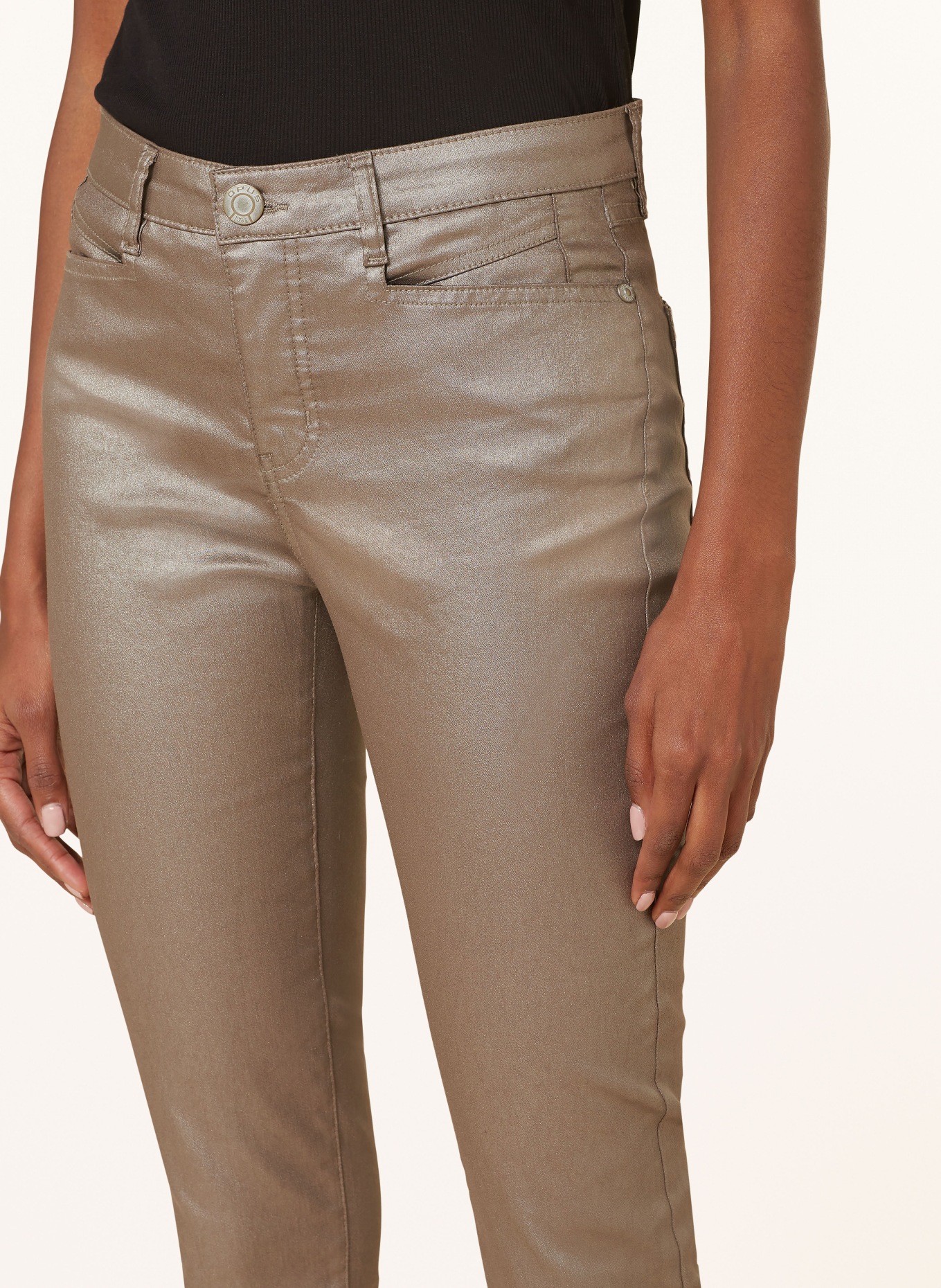 OPUS 7/8 jeans EMILY RACE, Color: BEIGE (Image 5)