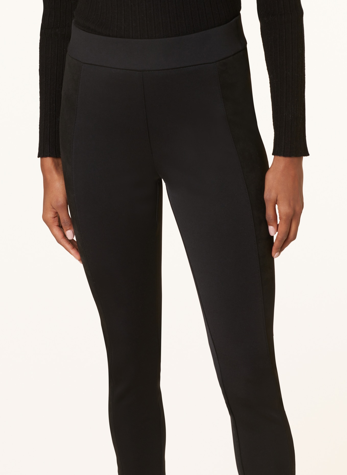 OPUS Jersey trousers ECHO, Color: BLACK (Image 5)