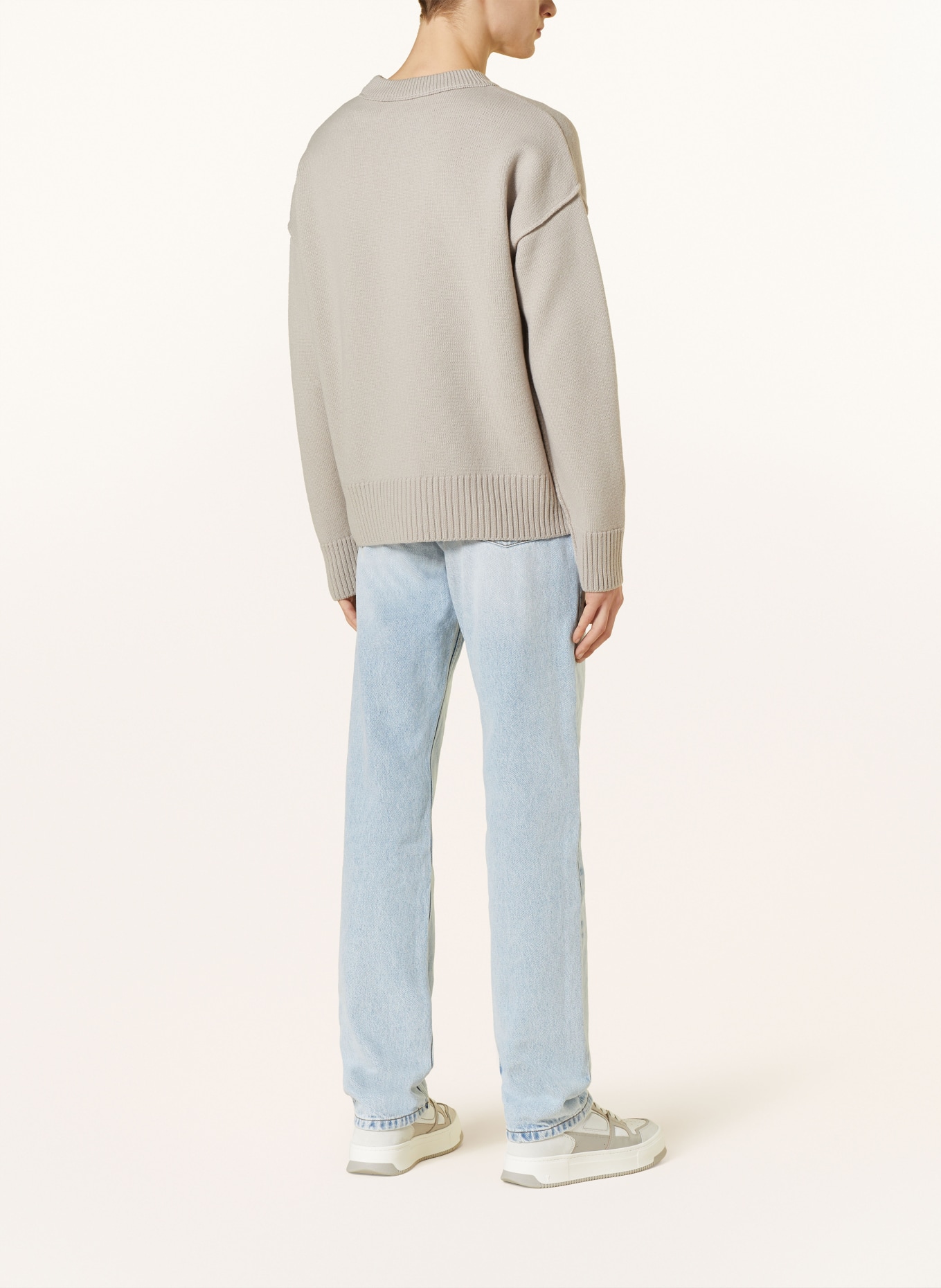 AMI PARIS Sweater, Color: BEIGE/ WHITE (Image 3)