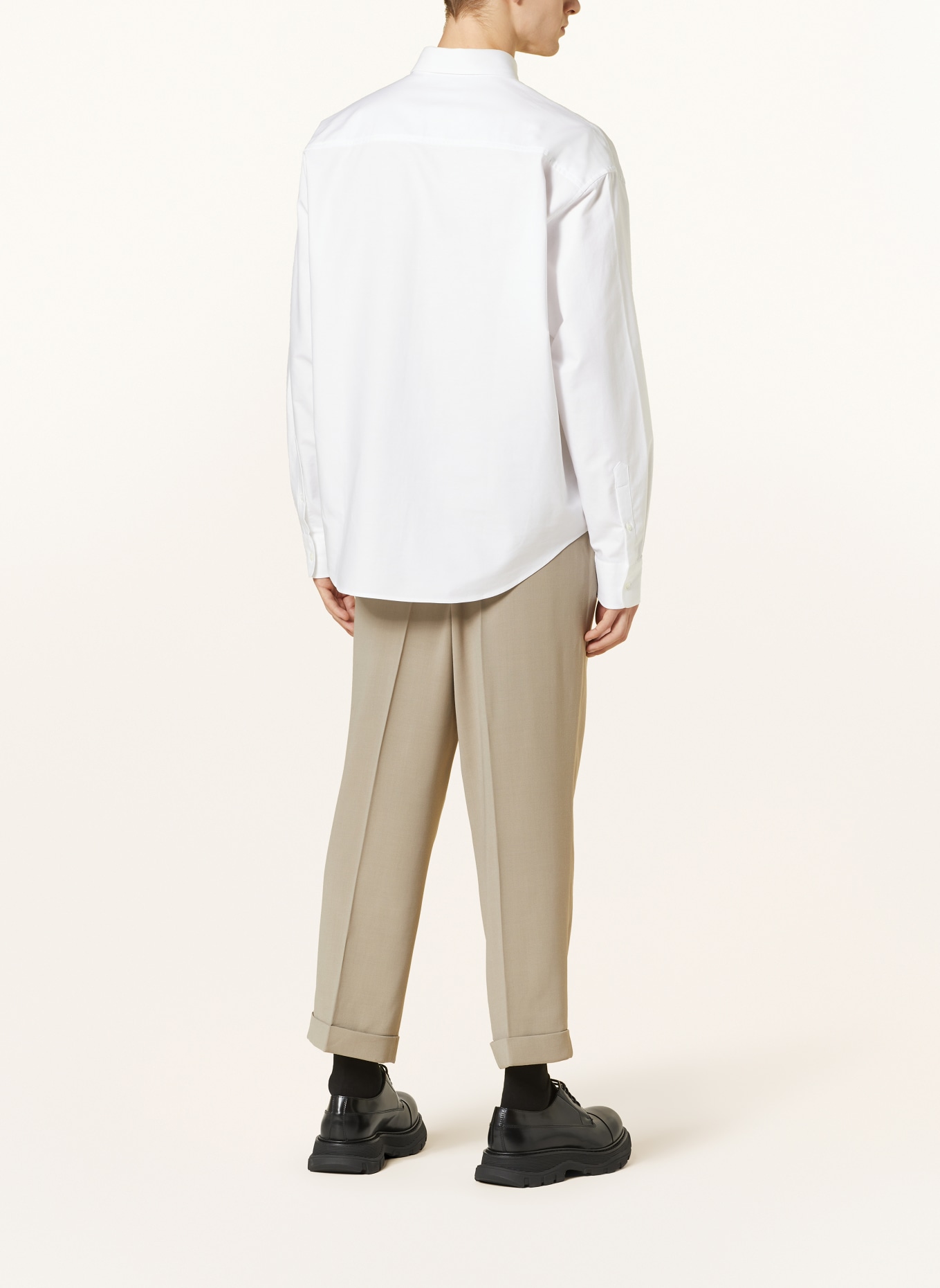 AMI PARIS Oxford shirt classic fit, Color: WHITE (Image 3)