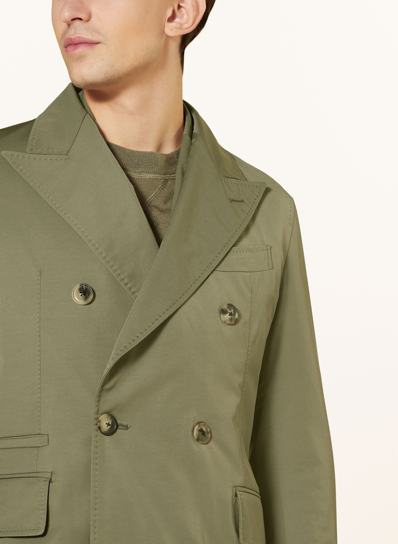 windsor. Trench coat CANTRO, Color: DARK GREEN (Image 4)