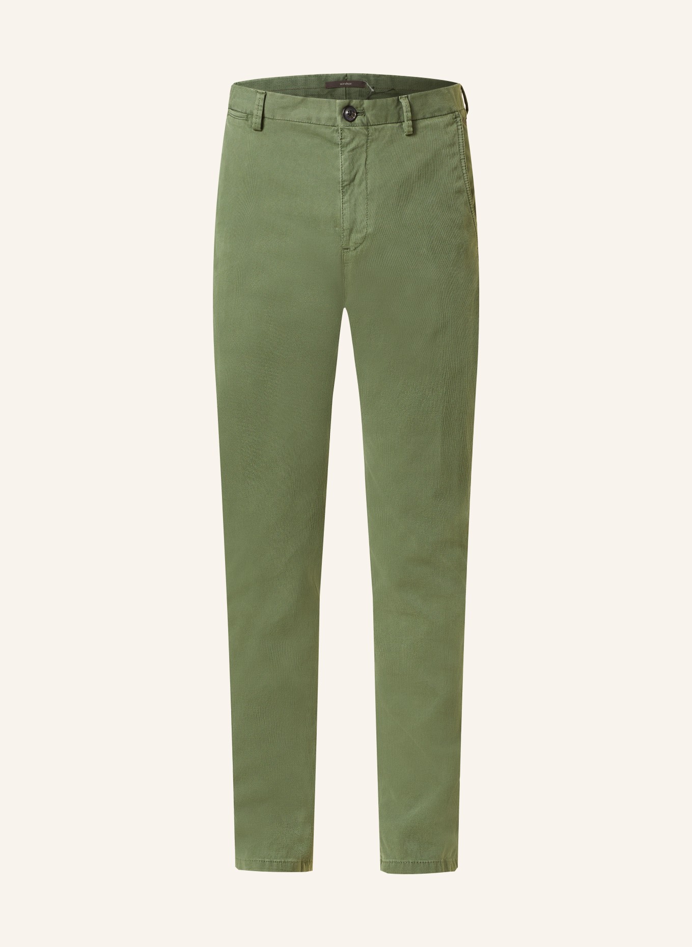 windsor. Cord chinos extra slim fit, Color: GREEN (Image 1)