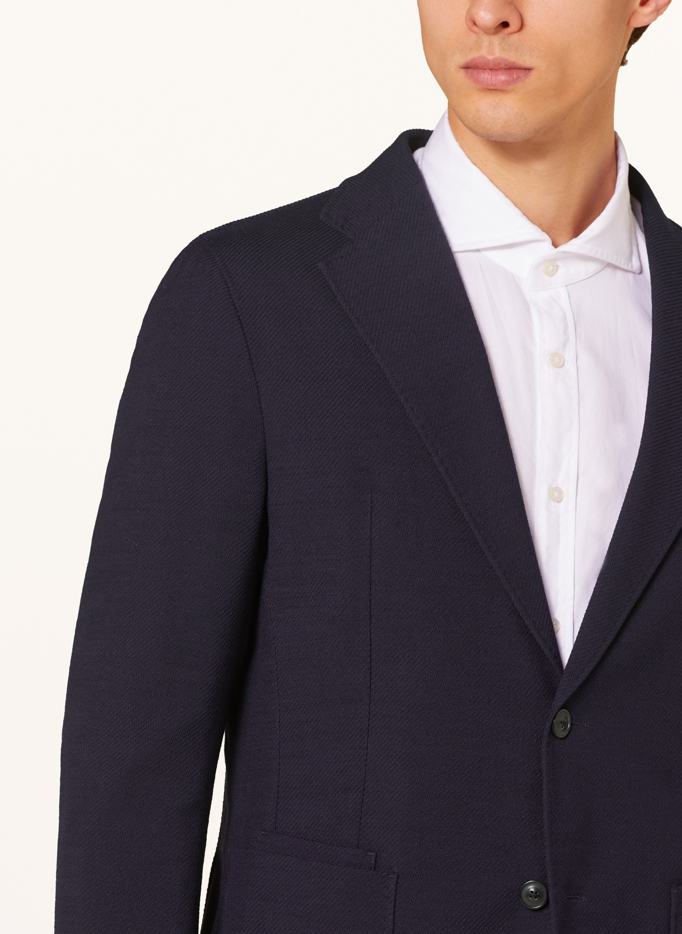 windsor. Tailored jacket TRIEST shaped fit with removable trim, Color: DARK BLUE (Image 6)