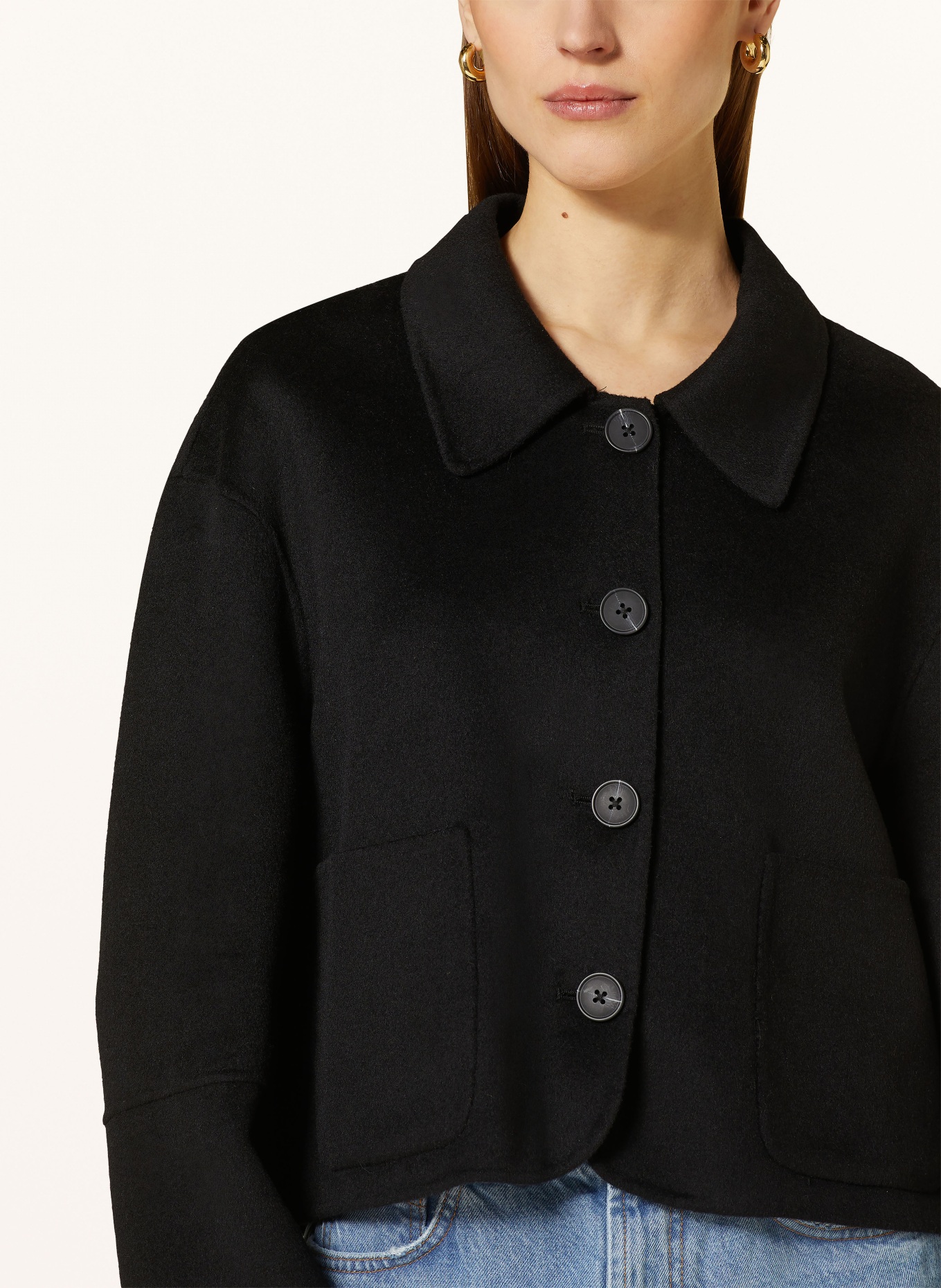 lilienfels Pea coat, Color: BLACK (Image 4)