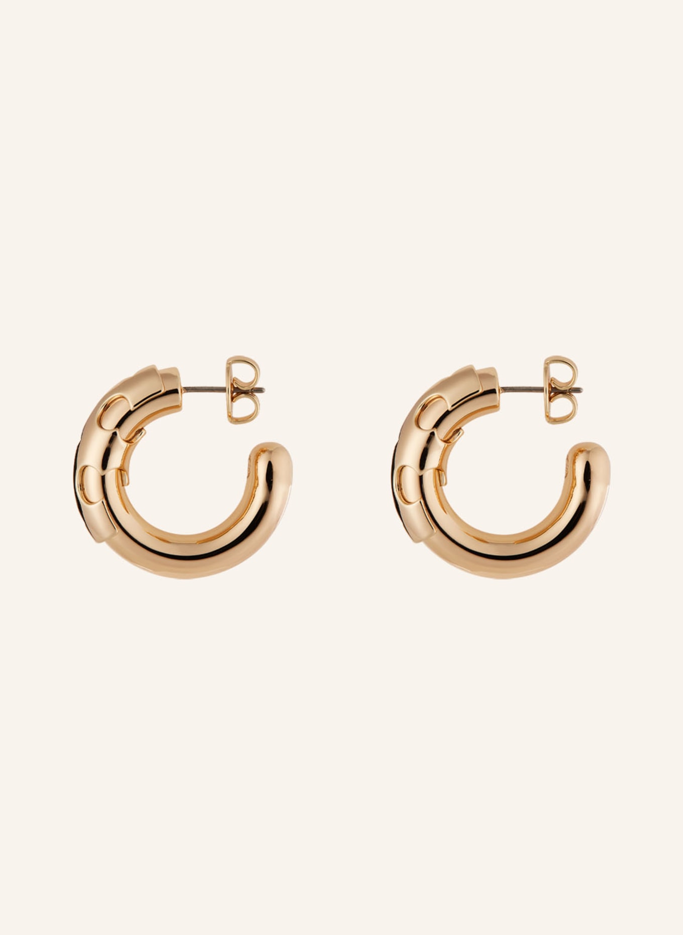 TORY BURCH Creole earrings ESSENTIAL, Color: GOLD (Image 2)
