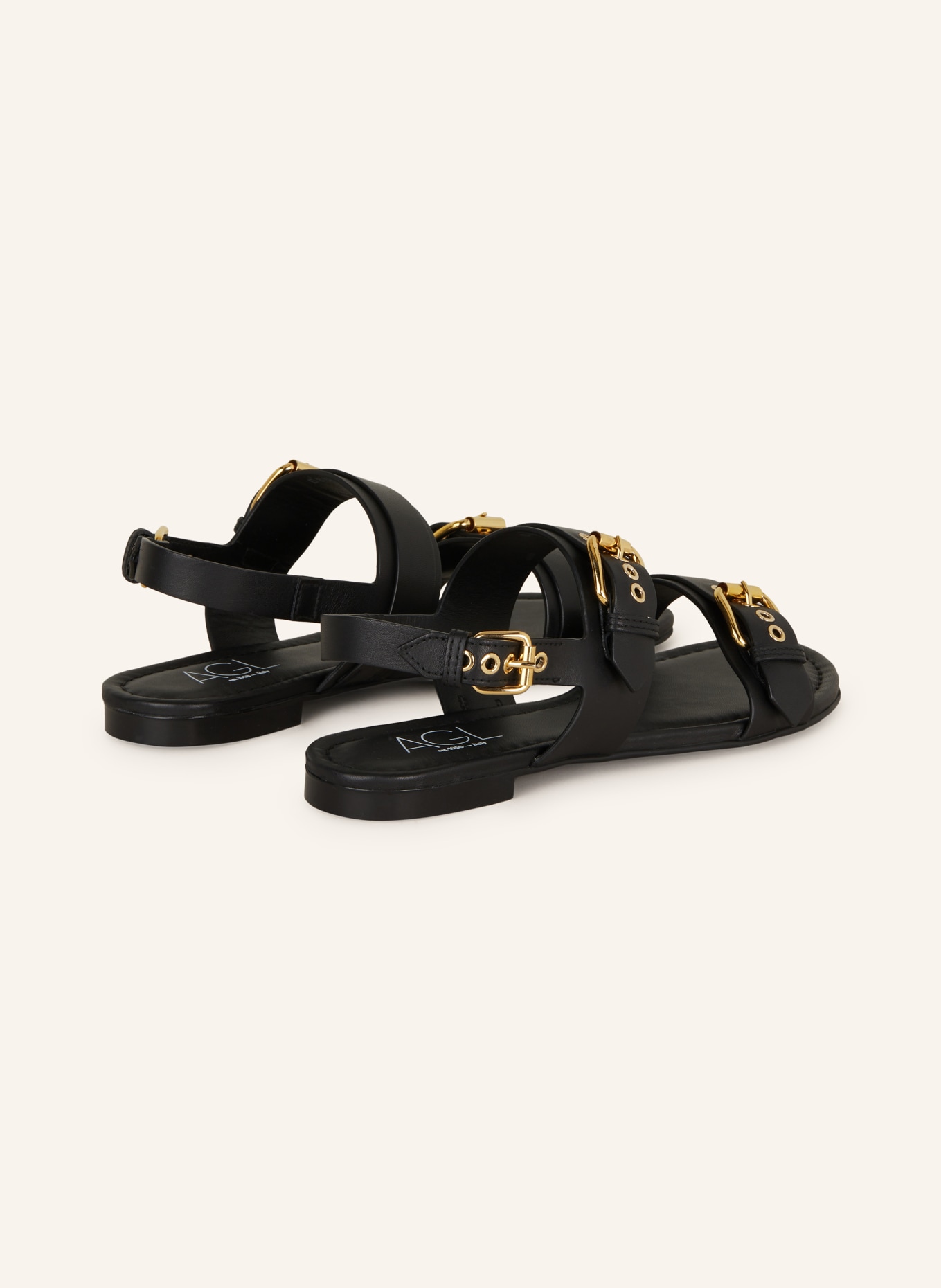 AGL Sandals SUMMER, Color: BLACK (Image 2)