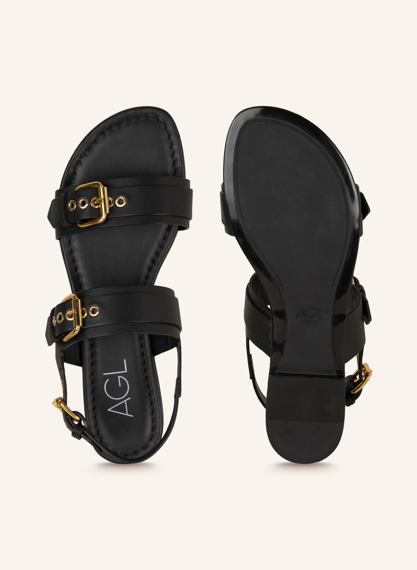 AGL Sandals SUMMER, Color: BLACK (Image 5)