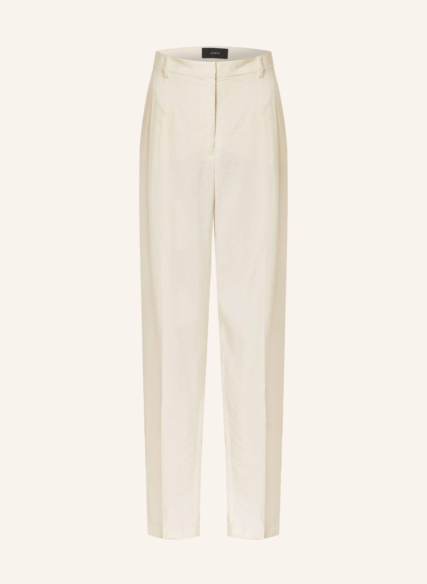 JOSEPH Silk trousers TARN, Color: LIGHT YELLOW (Image 1)