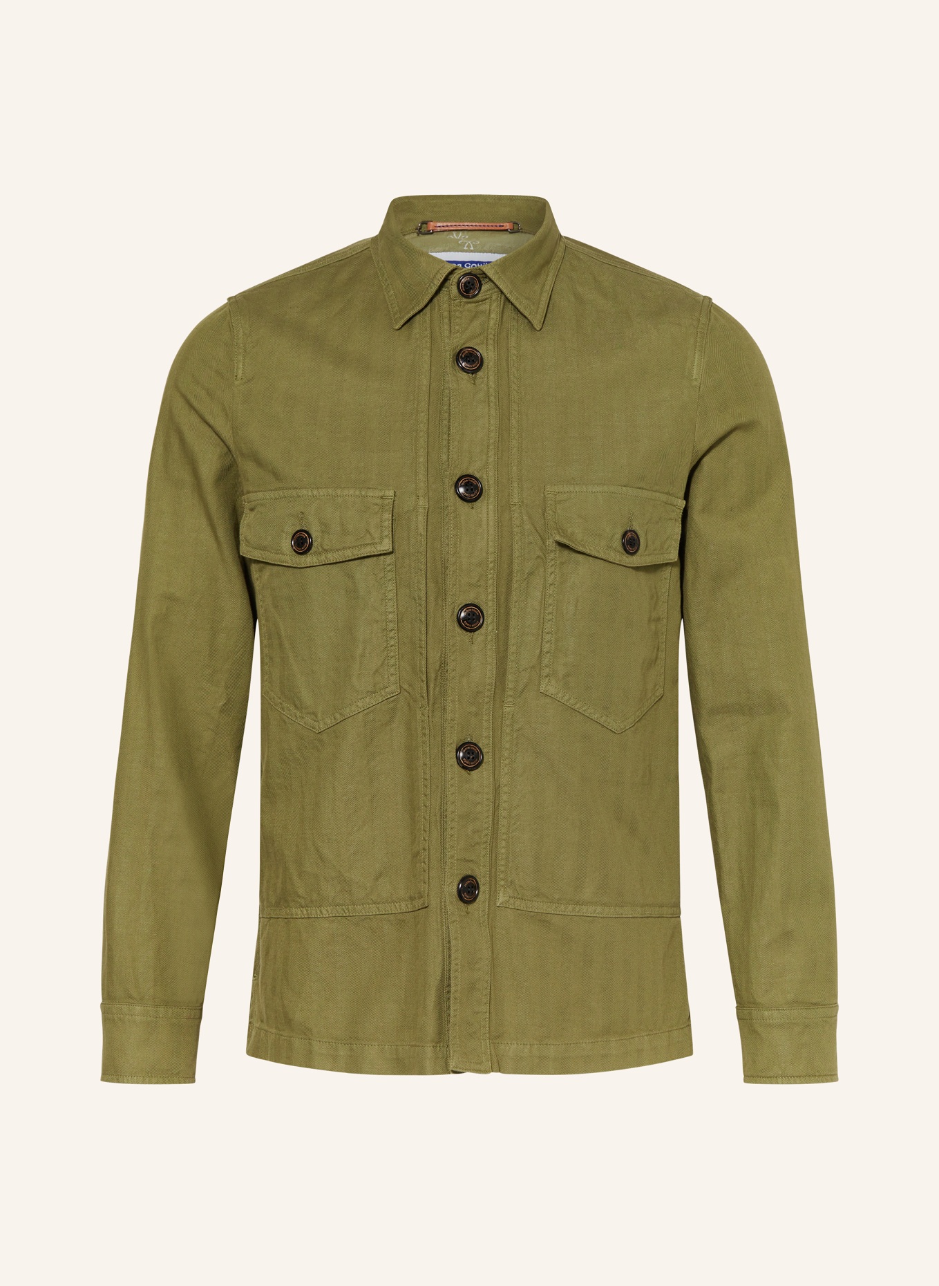 JACOB COHEN Overshirt, Color: OLIVE (Image 1)