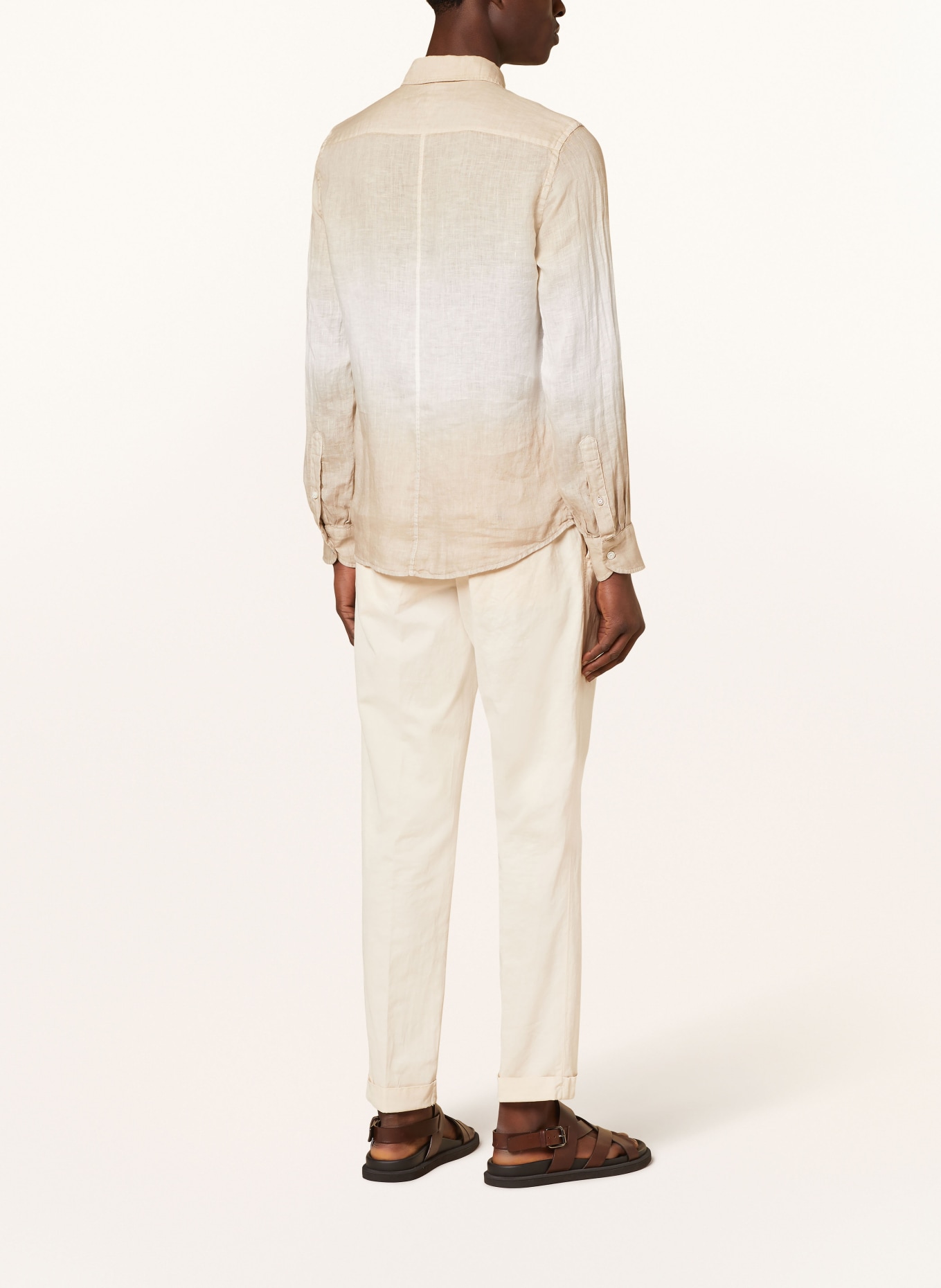JACOB COHEN Linen shirt slim fit, Color: CREAM/ BEIGE/ LIGHT GRAY (Image 3)