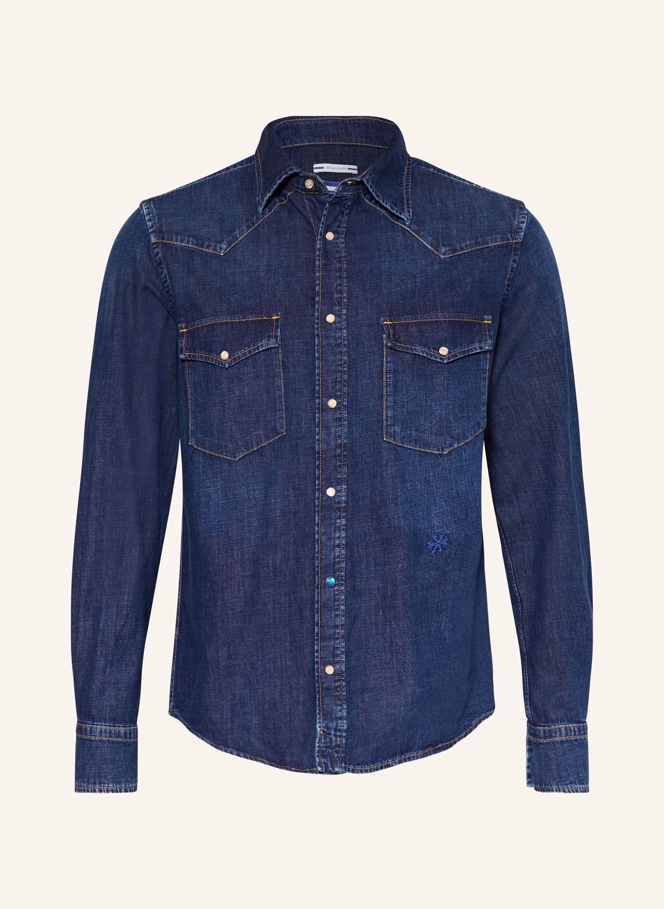 JACOB COHEN Koszula jeansowa comfort fit, Kolor: GRANATOWY (Obrazek 1)