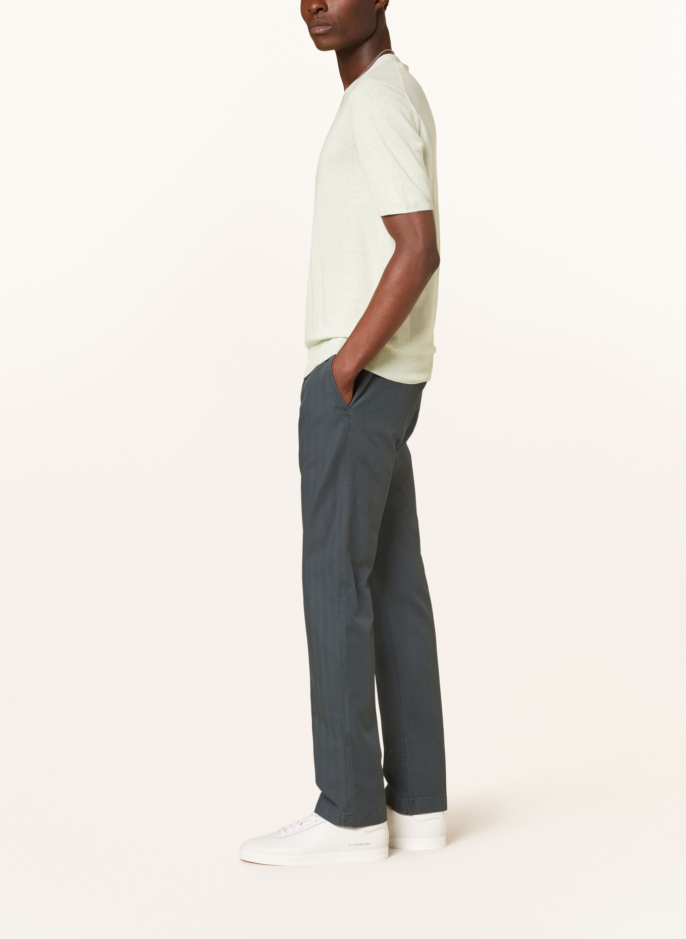 JACOB COHEN Chinos BOBBY extra slim fit, Color: TEAL (Image 4)