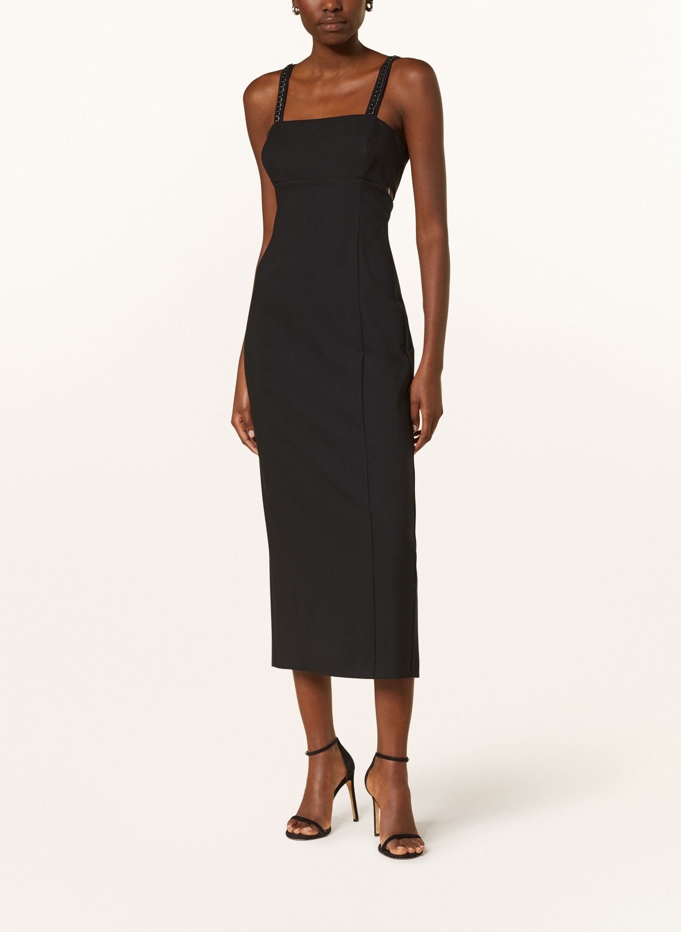V by Vera Mont Dress with cut-outs, Color: BLACK (Image 2)