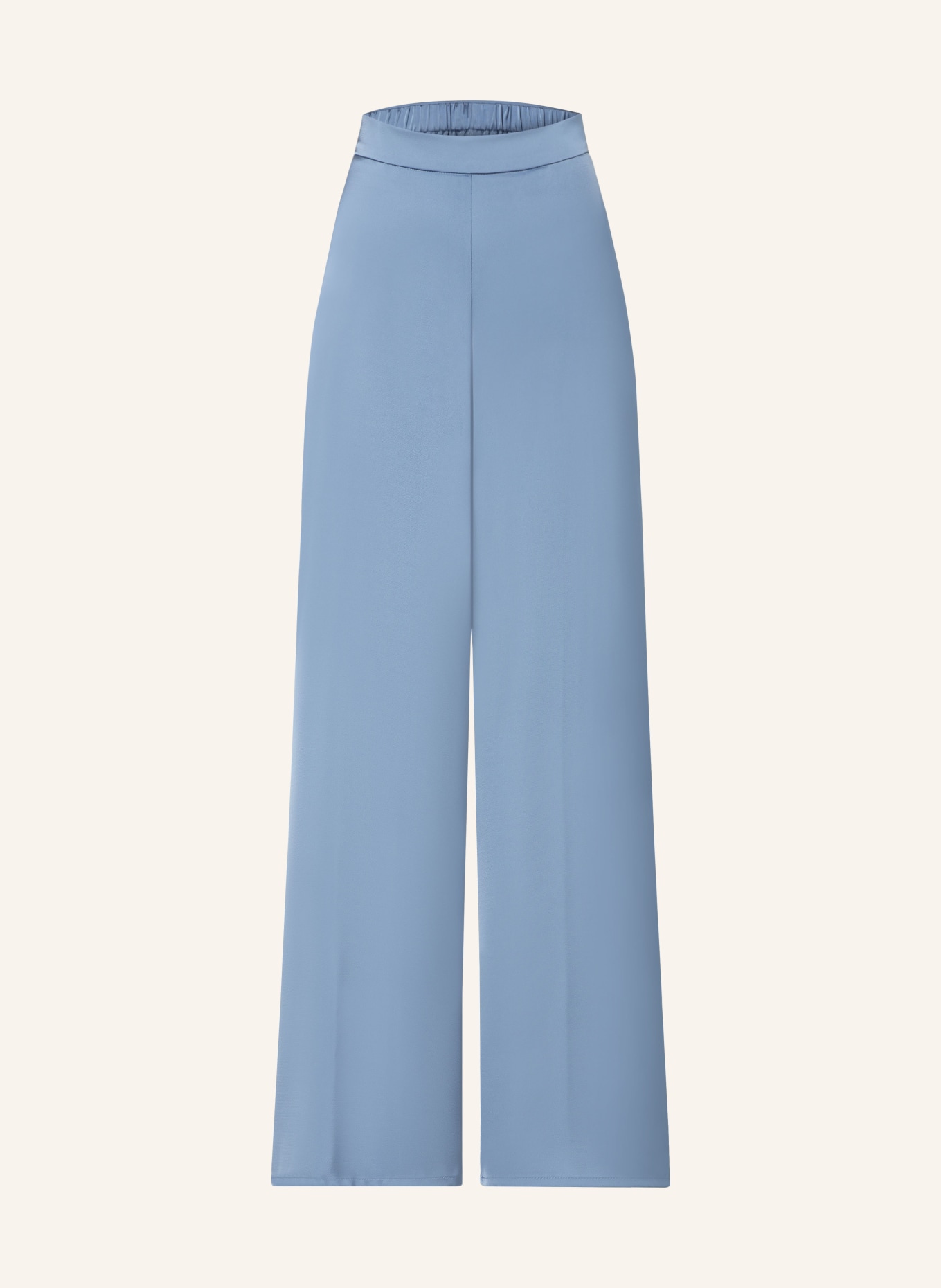 V by Vera Mont Satin trousers, Color: LIGHT BLUE (Image 1)