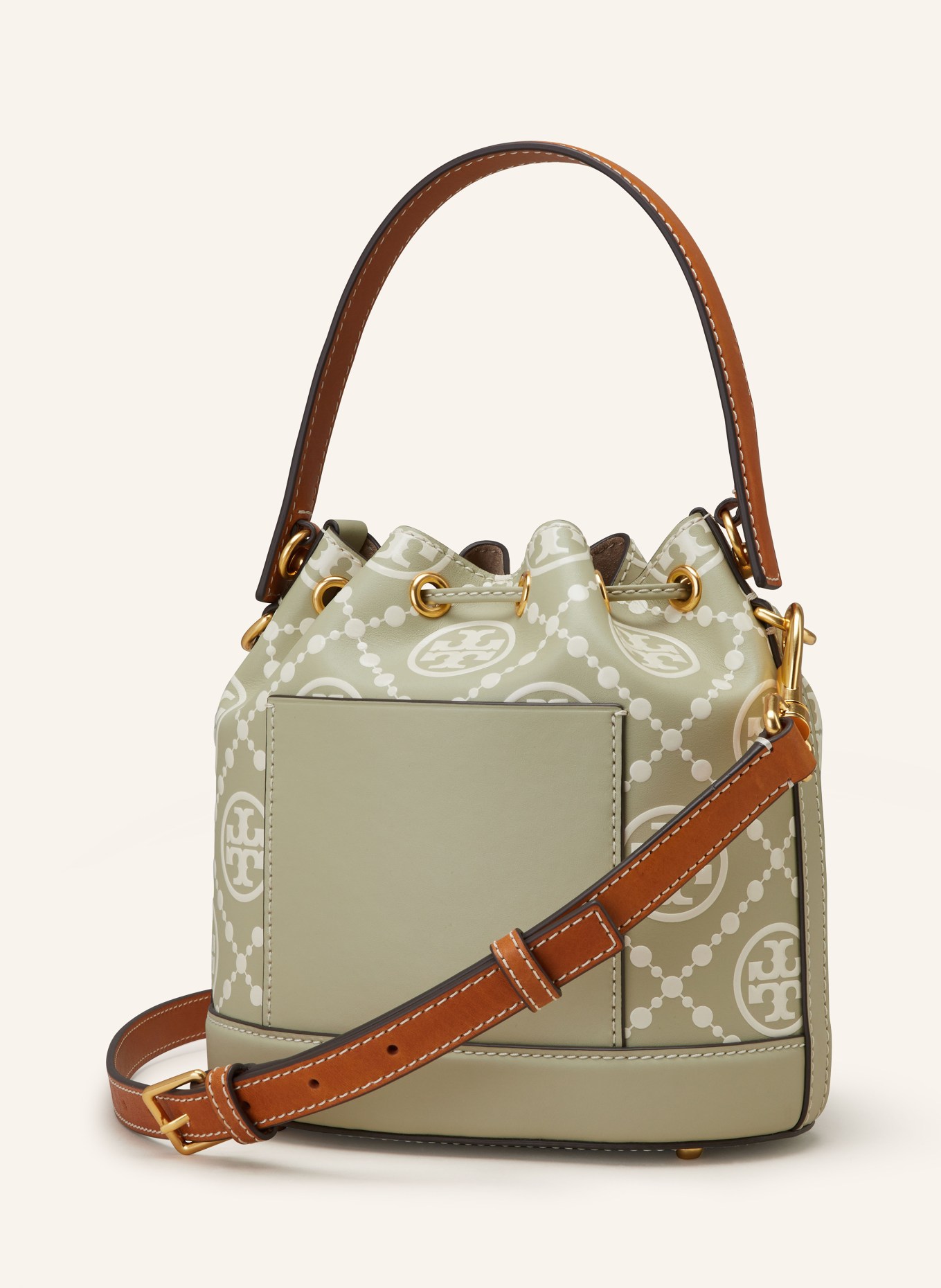 TORY BURCH Pouch bag, Color: OLIVE/ WHITE (Image 2)