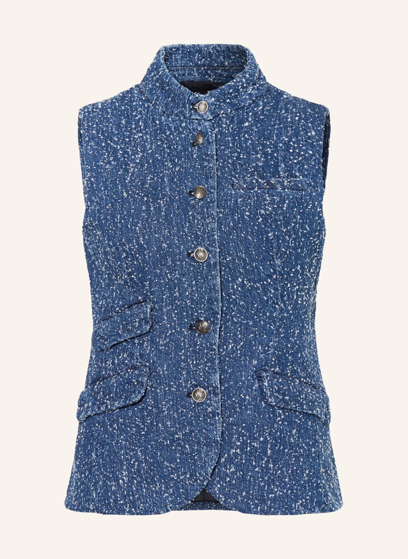 rag & bone Vest, Color: BLUE (Image 1)