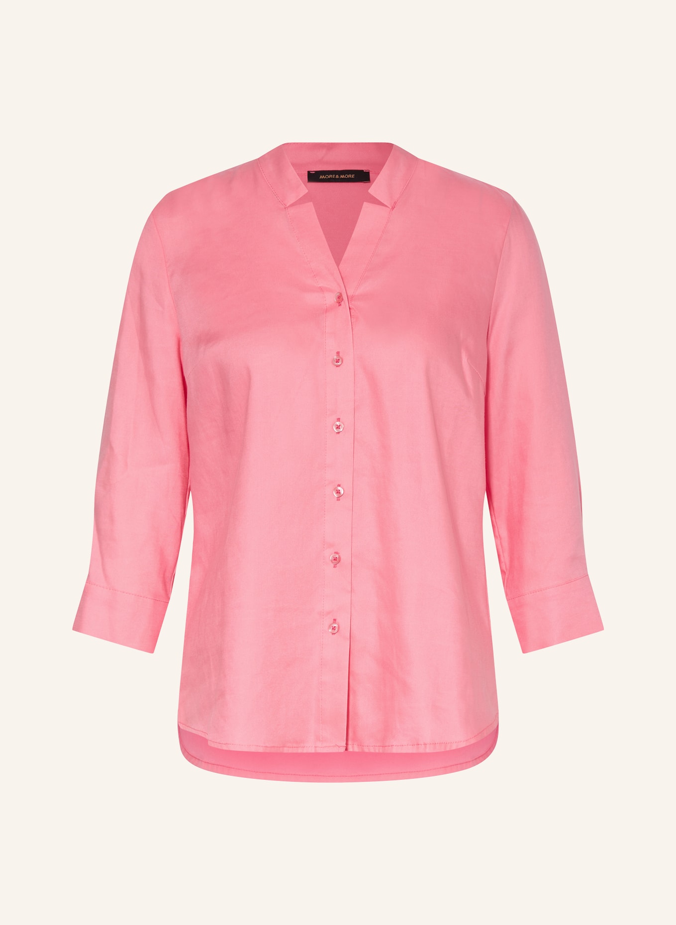 MORE & MORE Blouse with 3/4 sleeves, Color: 0835 sorbet pink (Image 1)