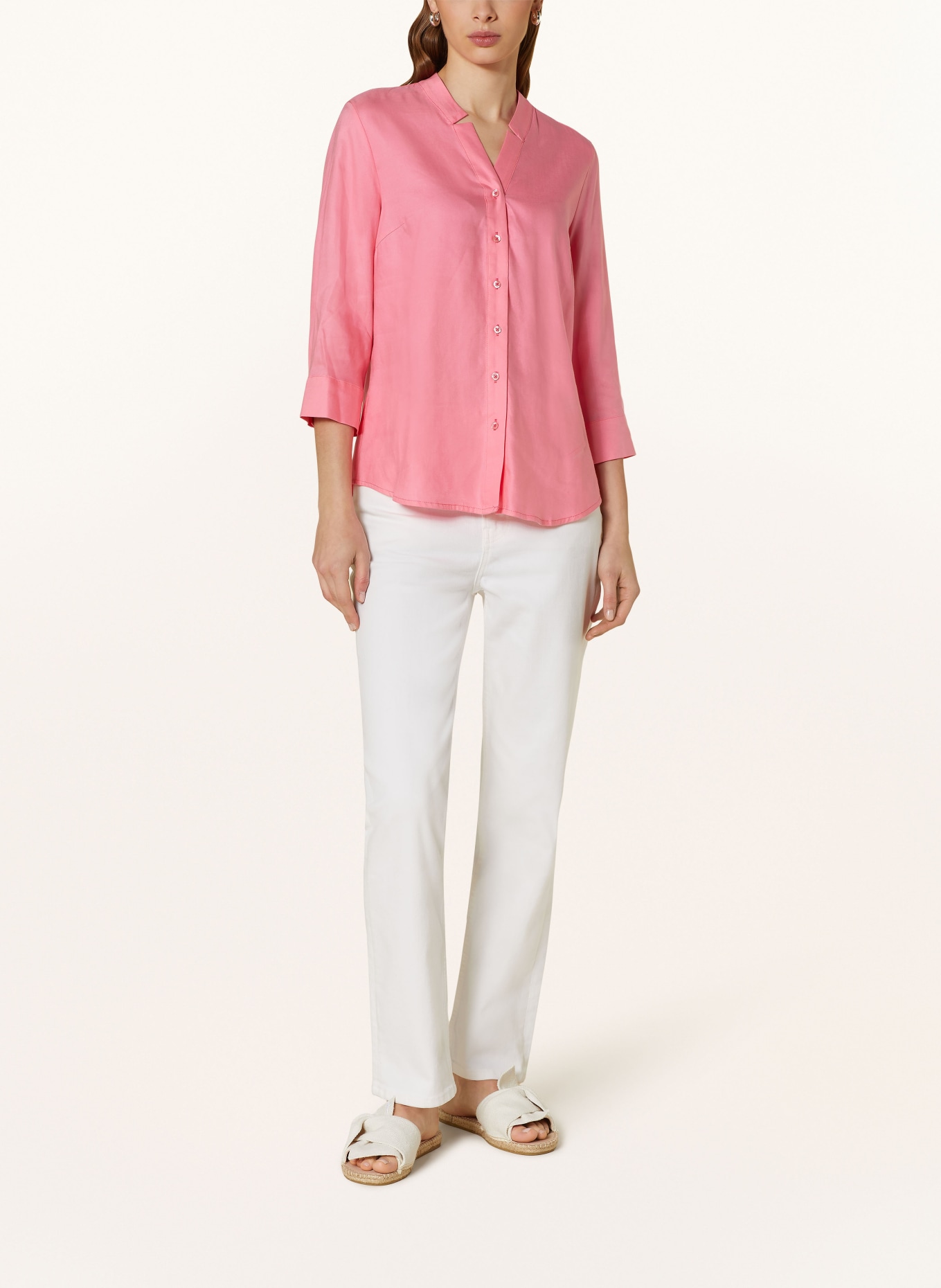 MORE & MORE Blouse with 3/4 sleeves, Color: 0835 sorbet pink (Image 2)