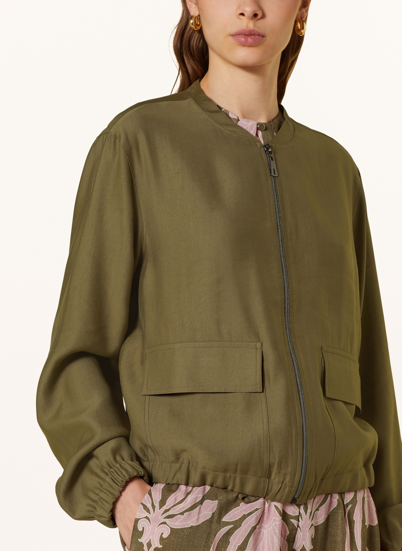 MORE & MORE Bomber jacket, Color: OLIVE (Image 4)