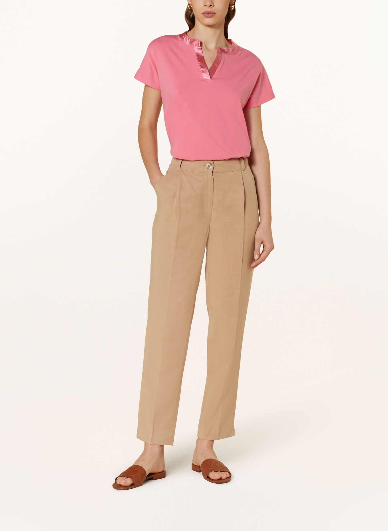MORE & MORE Blusenshirt, Farbe: 0835 sorbet pink (Bild 2)