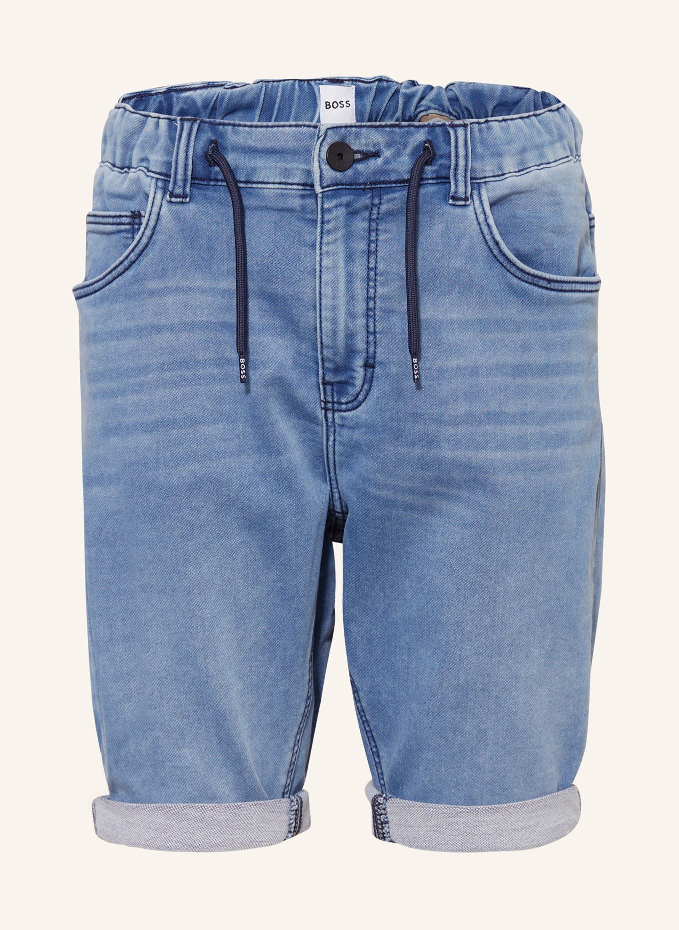 BOSS Szorty jeansowe, Kolor: NIEBIESKI (Obrazek 1)