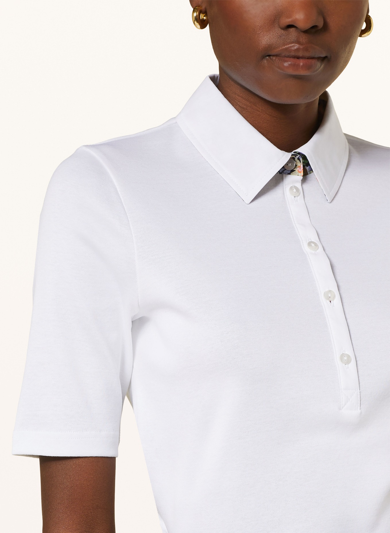 lilienfels Jersey-Poloshirt, Farbe: WEISS (Bild 4)