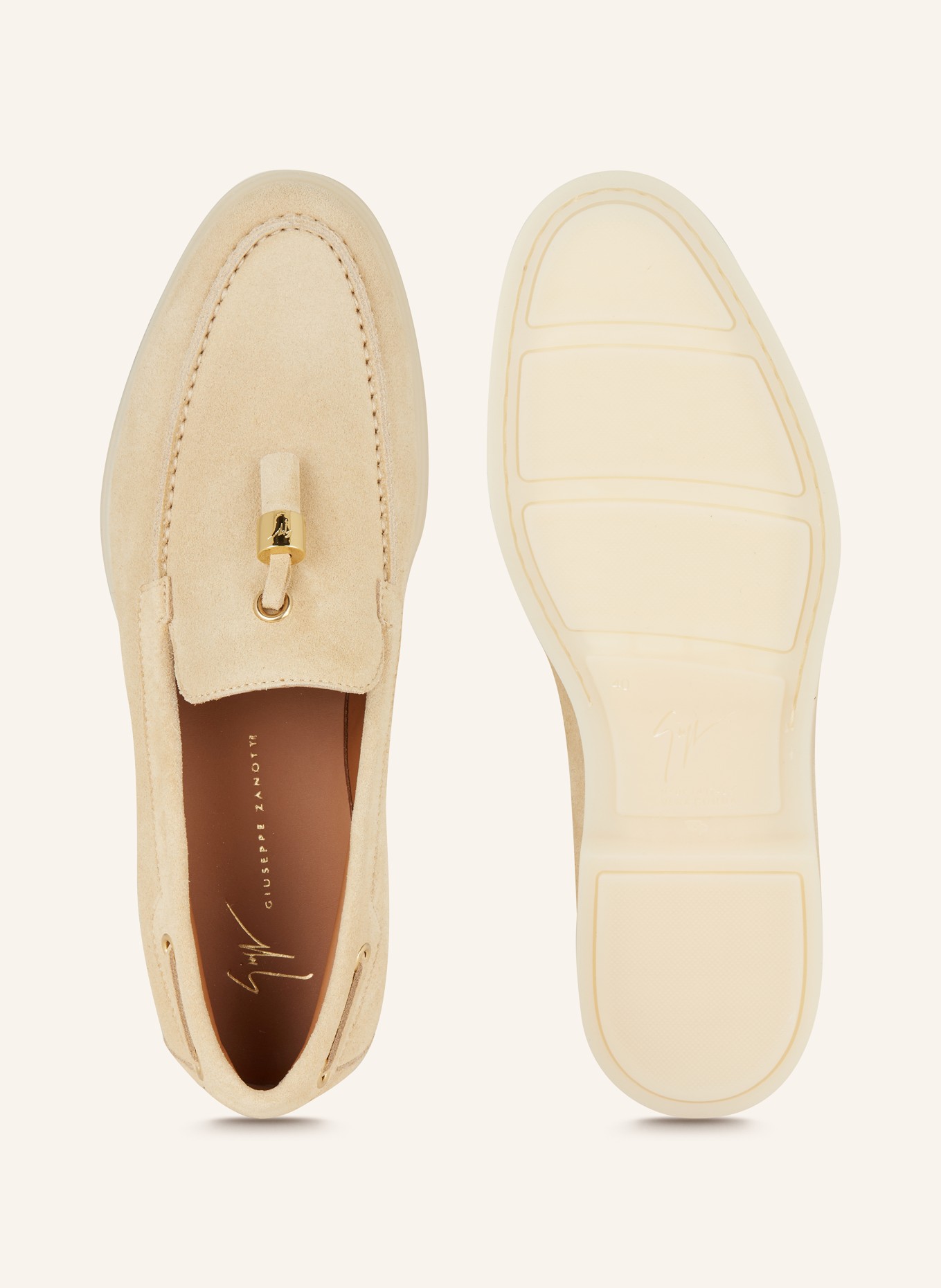 GIUSEPPE ZANOTTI DESIGN Loafers, Color: BEIGE (Image 5)