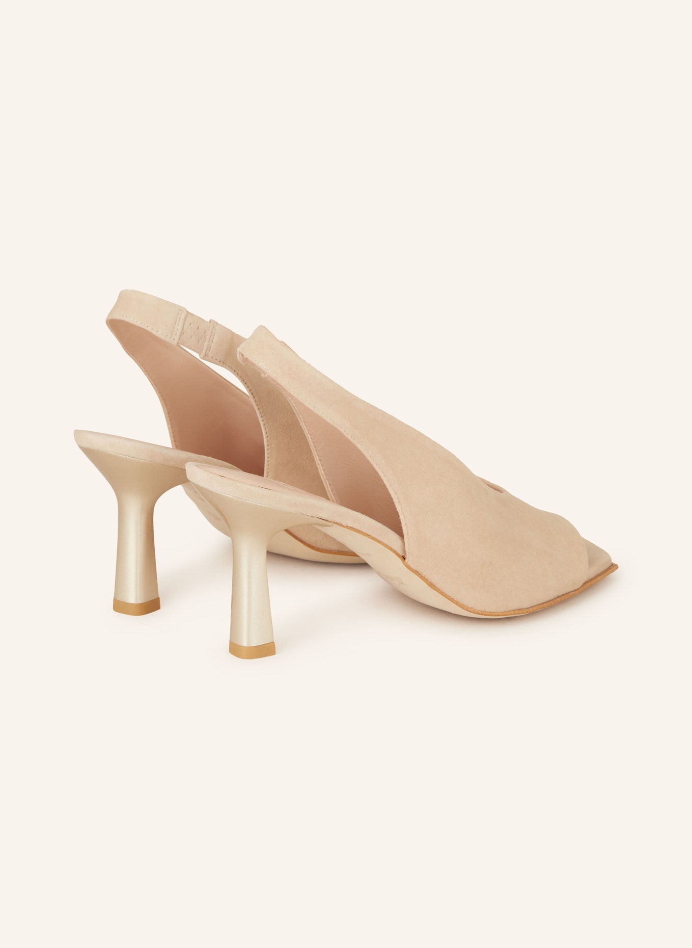 ZINDA Peep-toe shoes SALOME, Color: BEIGE (Image 2)