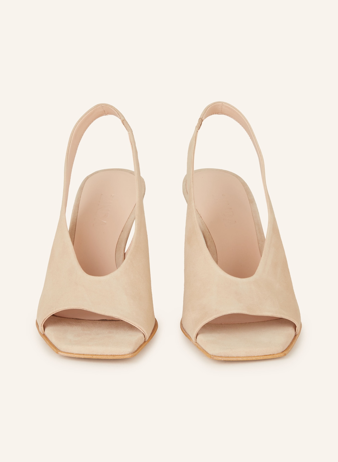 ZINDA Peep-toe shoes SALOME, Color: BEIGE (Image 3)