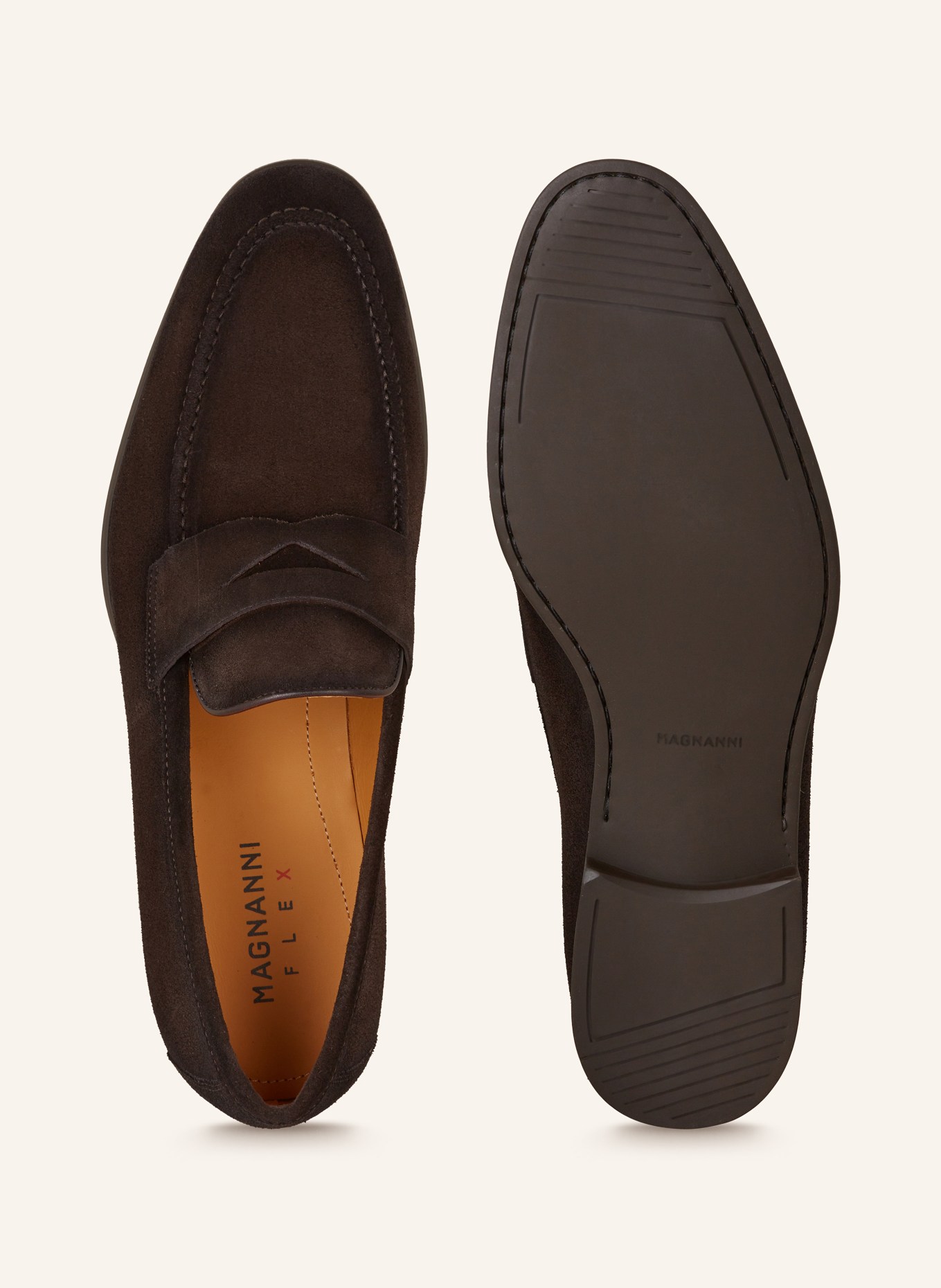 MAGNANNI Penny loafers DIEZMA, Color: DARK BROWN (Image 5)