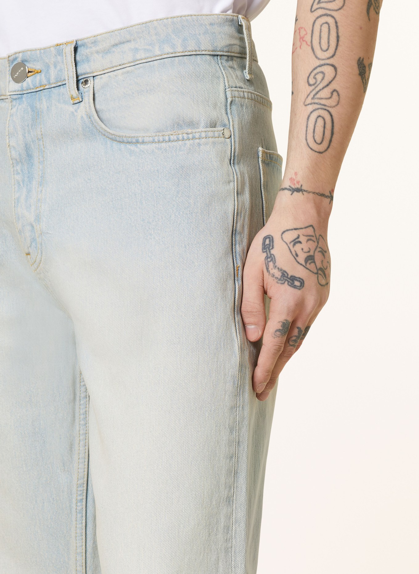 EIGHTYFIVE Jeans Straight Fit, Farbe: desert blue (Bild 5)