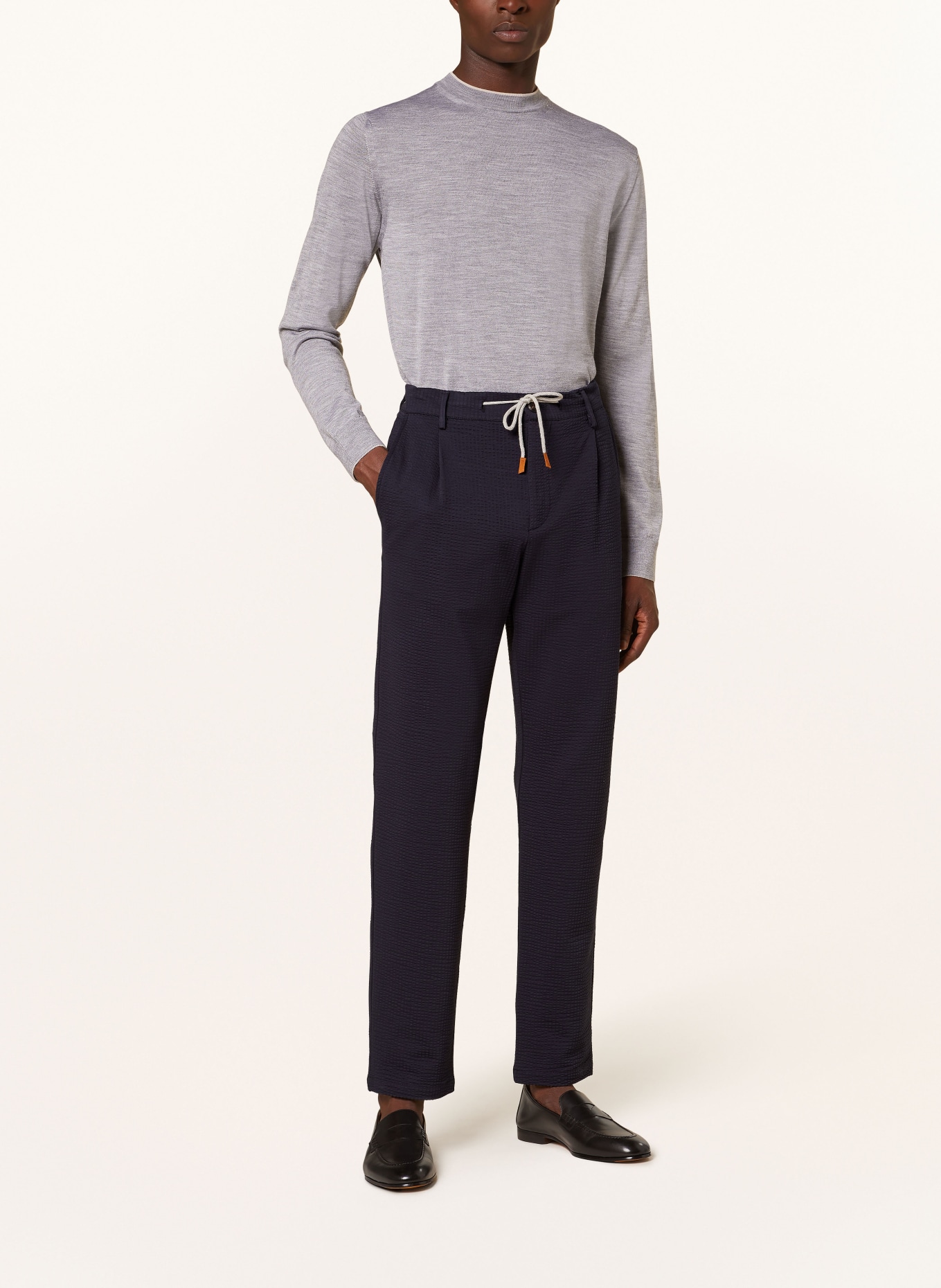 eleventy Trousers slim fit, Color: 11 BLUE (Image 3)