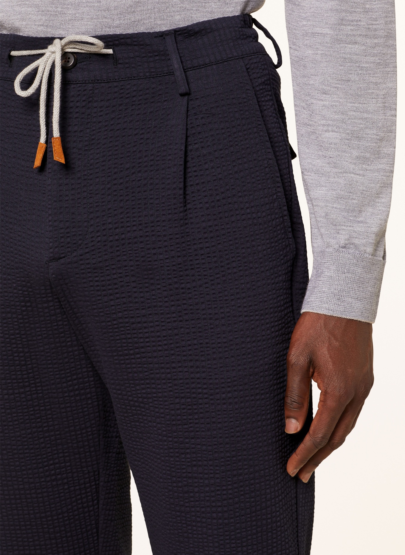 eleventy Spodnie slim fit, Kolor: 11 BLUE (Obrazek 6)