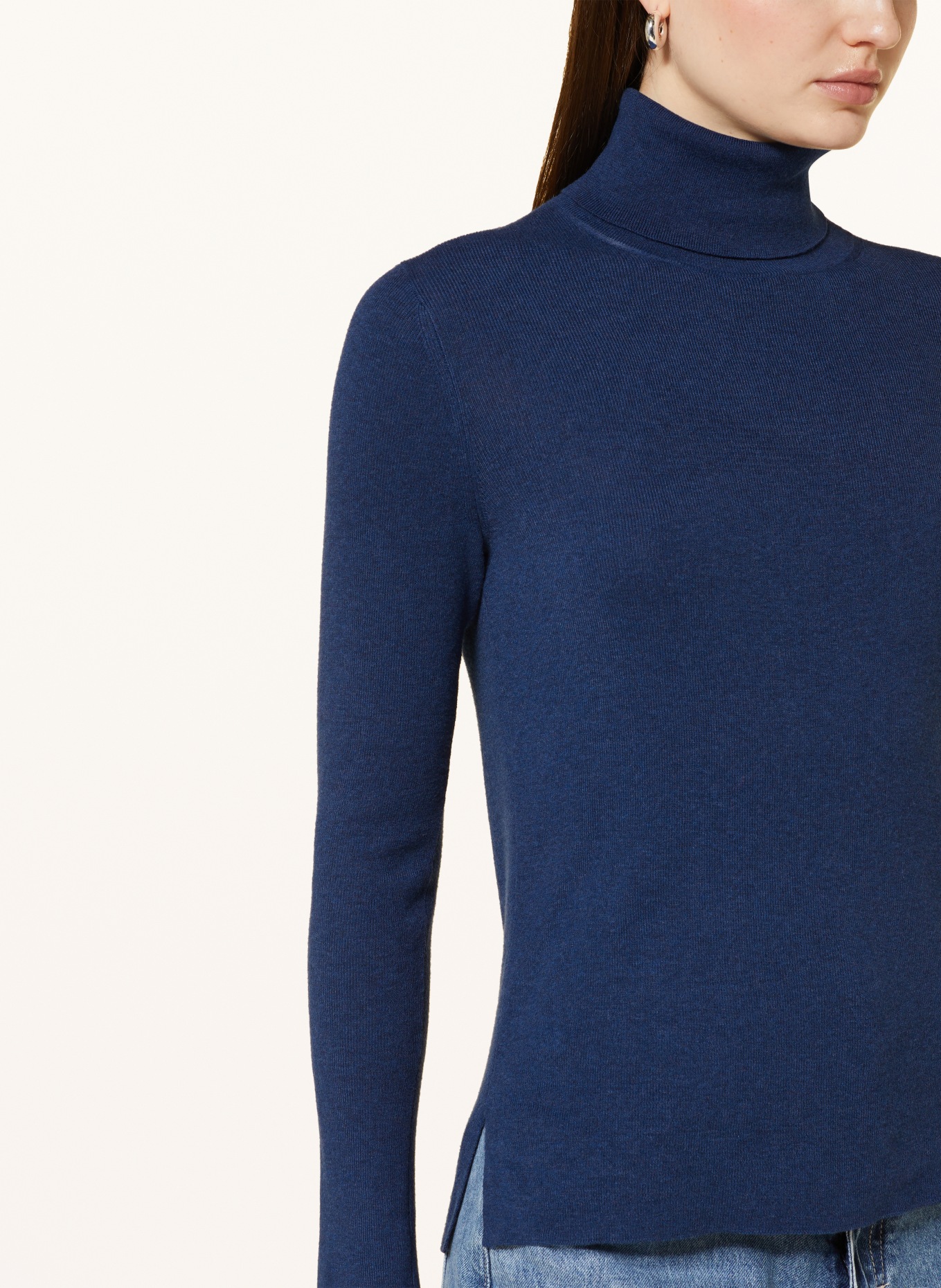 WHISTLES Turtleneck sweater MAJA, Color: DARK BLUE (Image 4)