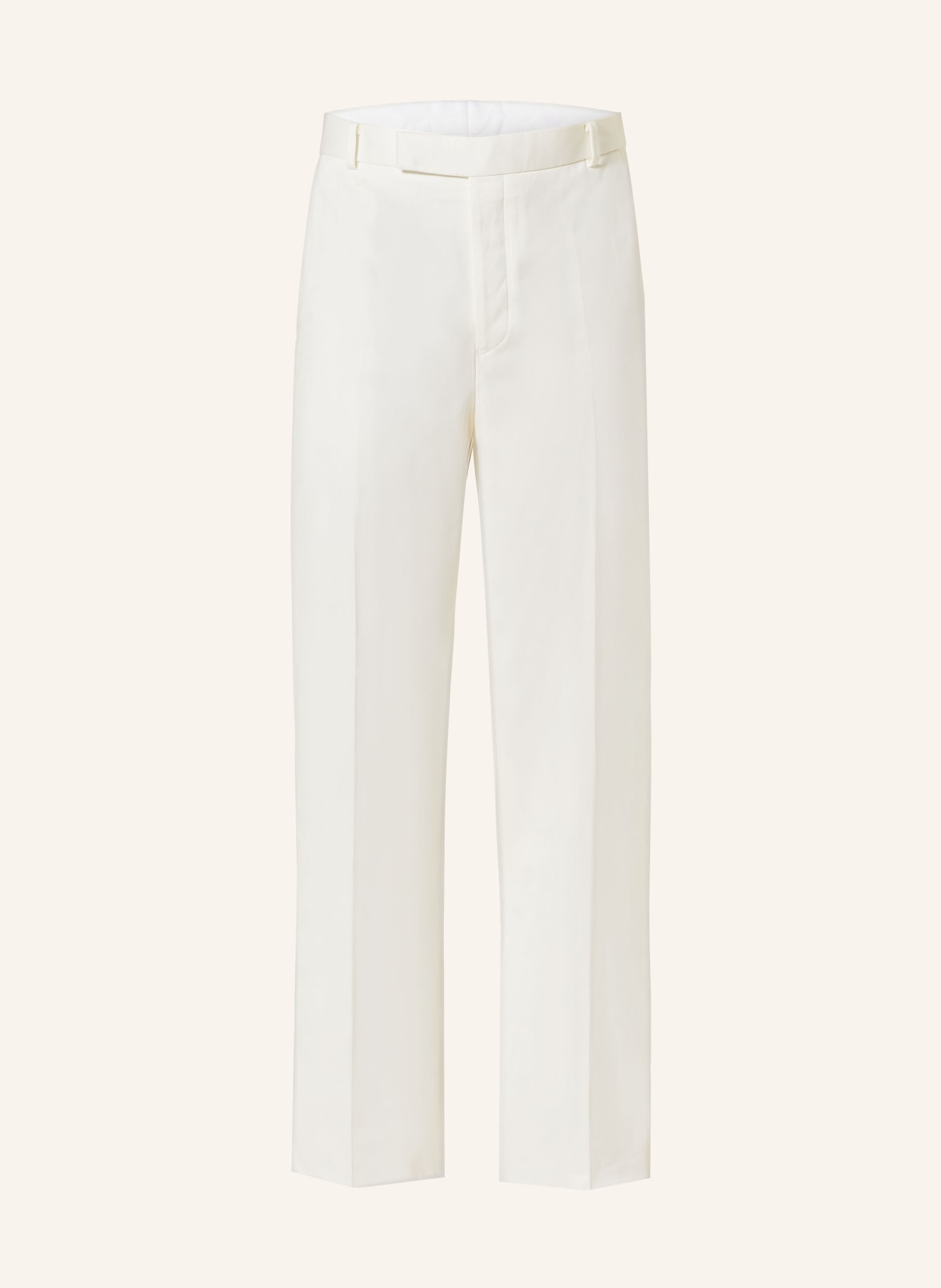 THOM BROWNE. Trousers regular fit, Color: WHITE (Image 1)