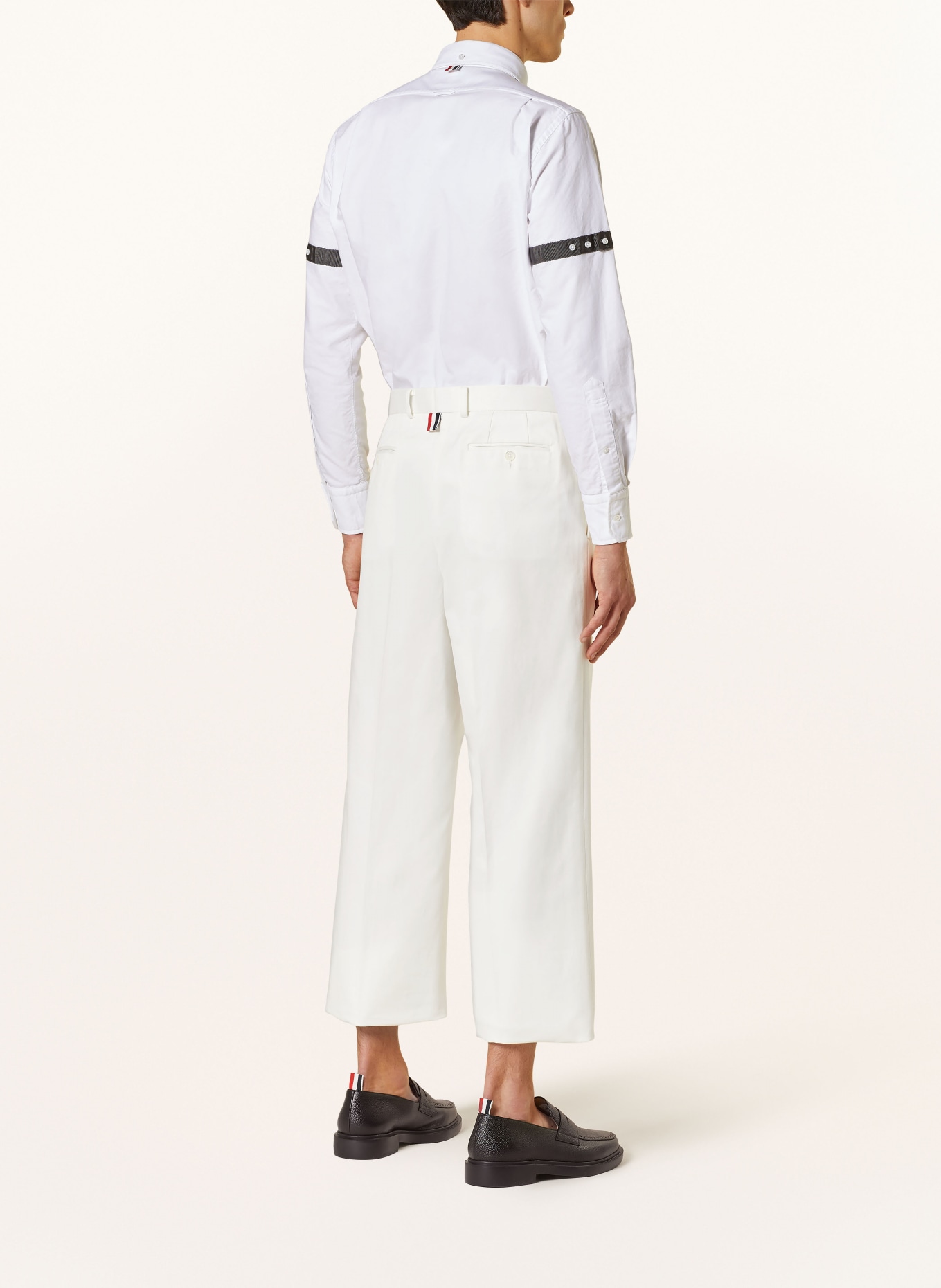 THOM BROWNE. Trousers regular fit, Color: WHITE (Image 3)