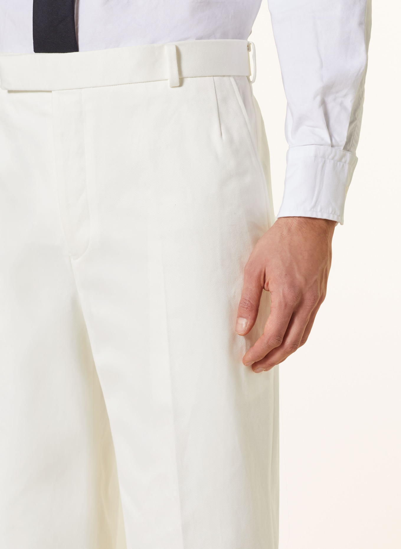 THOM BROWNE. Kalhoty Regular Fit, Barva: BÍLÁ (Obrázek 5)