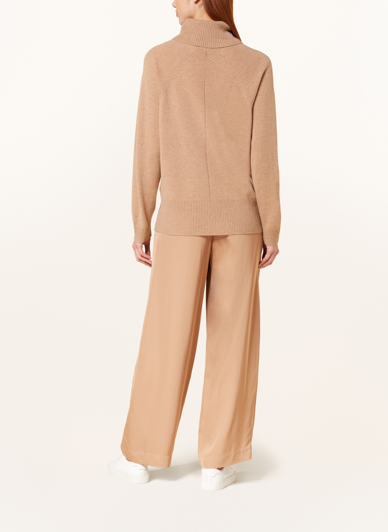 WHISTLES Turtleneck sweater in cashmere, Color: CAMEL (Image 3)