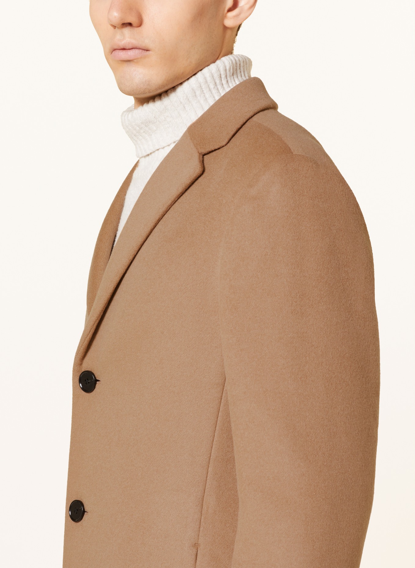 Reiss mens 2025 camel coat